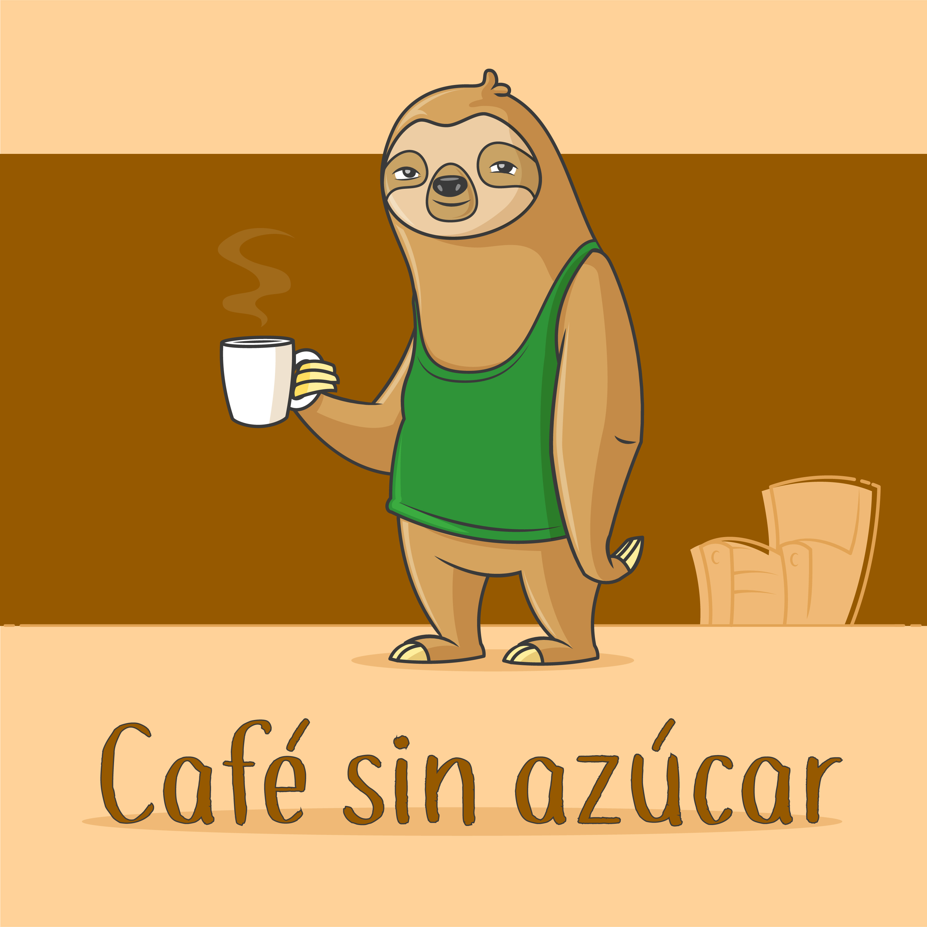 Café sin azúcar