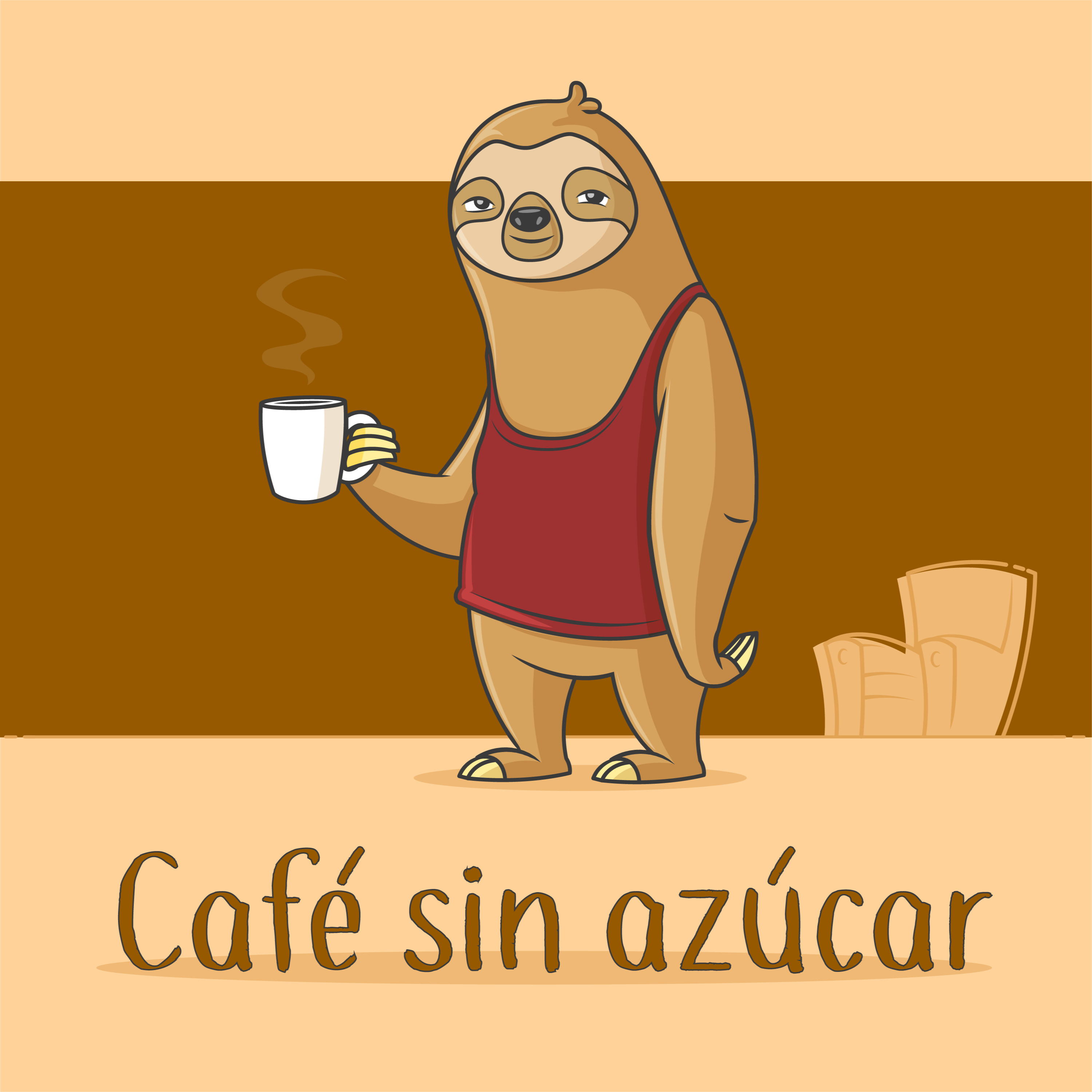 Café sin azúcar