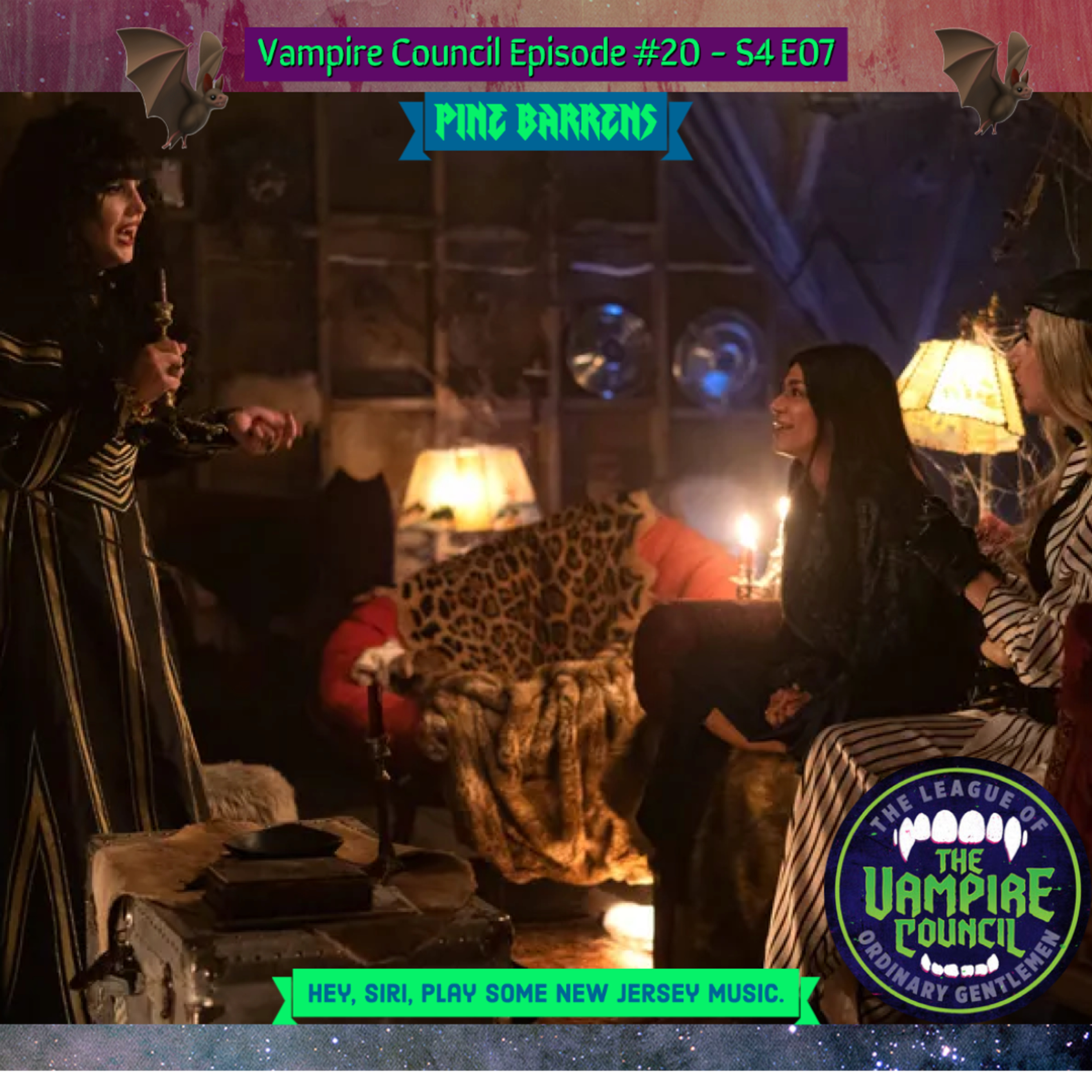 League Podcast The Vampire Council Episode #20 - A What We Do In The Shadows Podcast S4 E07 Pine Barrens episode artwork