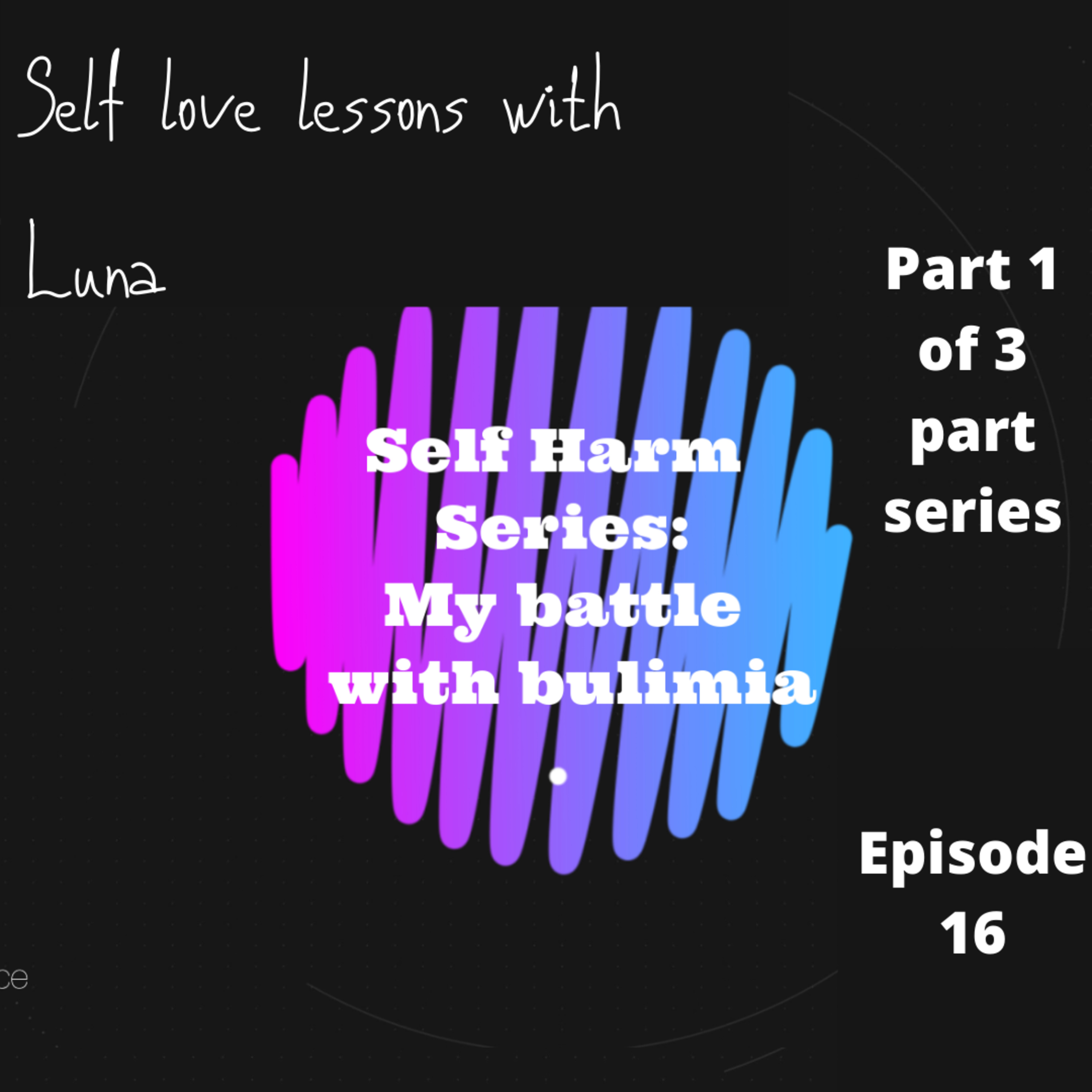 Episode #29 Self Harm Series. Part 1/3 Battle with Bulimia episode artwork