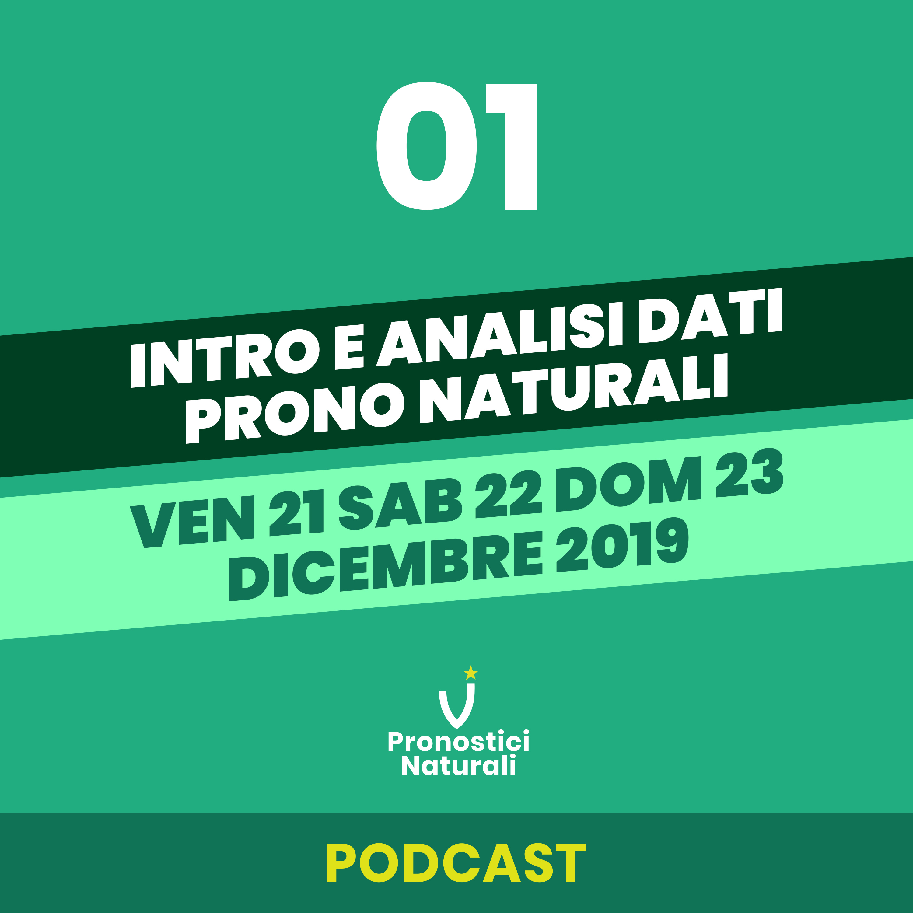 Intro e analisi dati prono naturali di Venerdì 21, Sabato 22 e Domenica 23 dicembre 2019 episode artwork