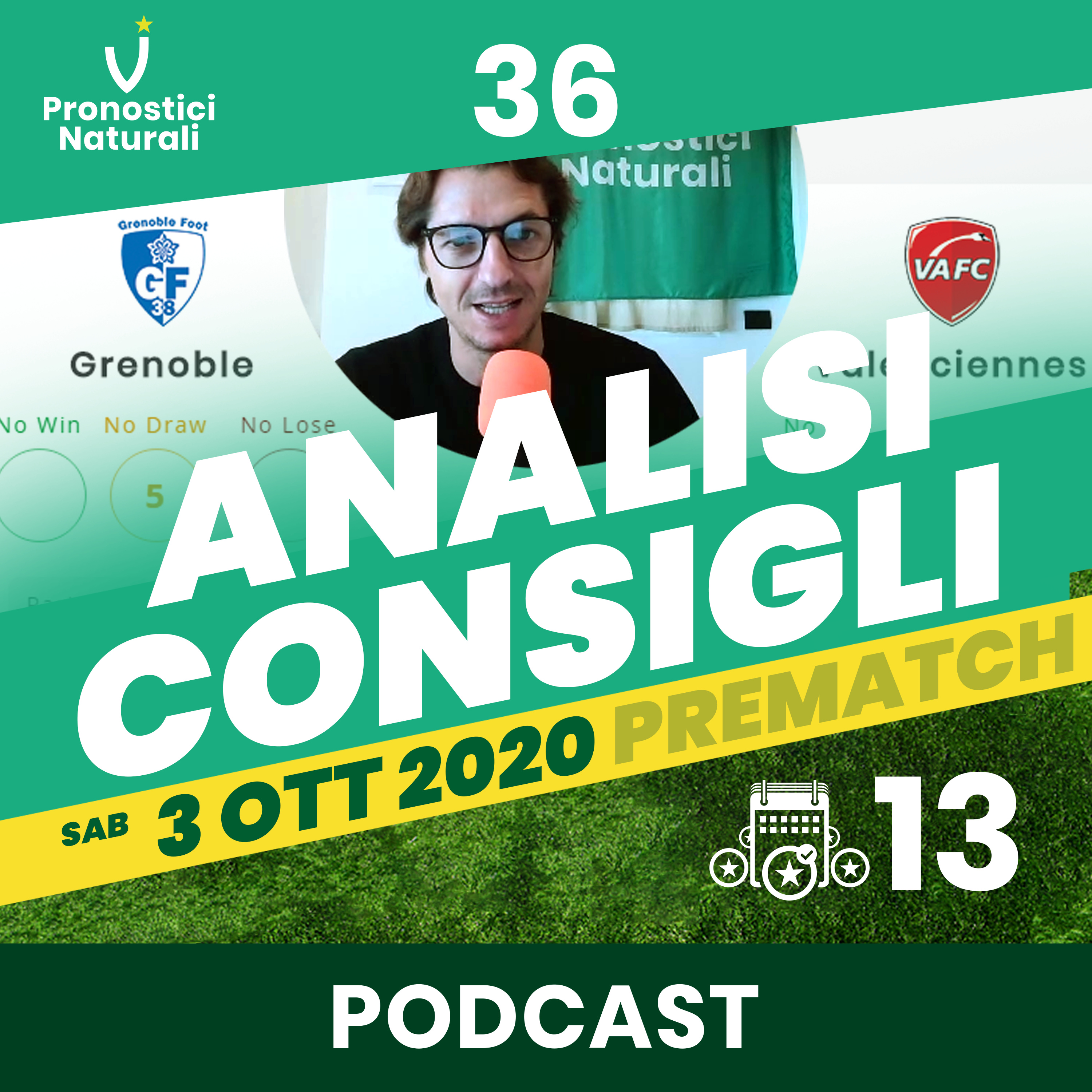 [PRONOSTICI] Naturali Sabato 3 ottobre la prima della Ligue 2 + Scozia, analisi tabellone di oggi. episode artwork