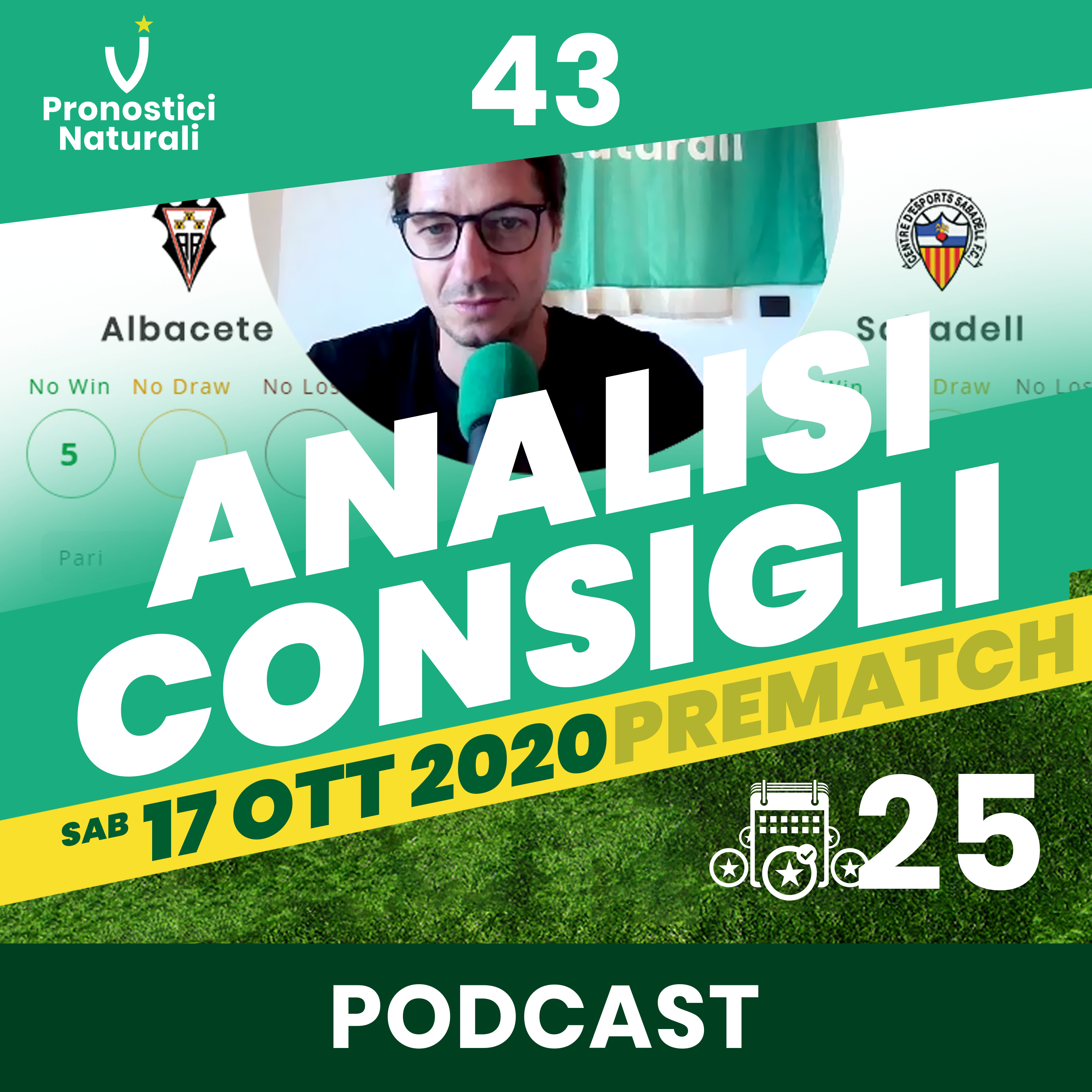 [ANALISI PRE] 25 Pronostici naturali oggi nel tabellone: miei spunti e suggerimenti per scommettere. episode artwork