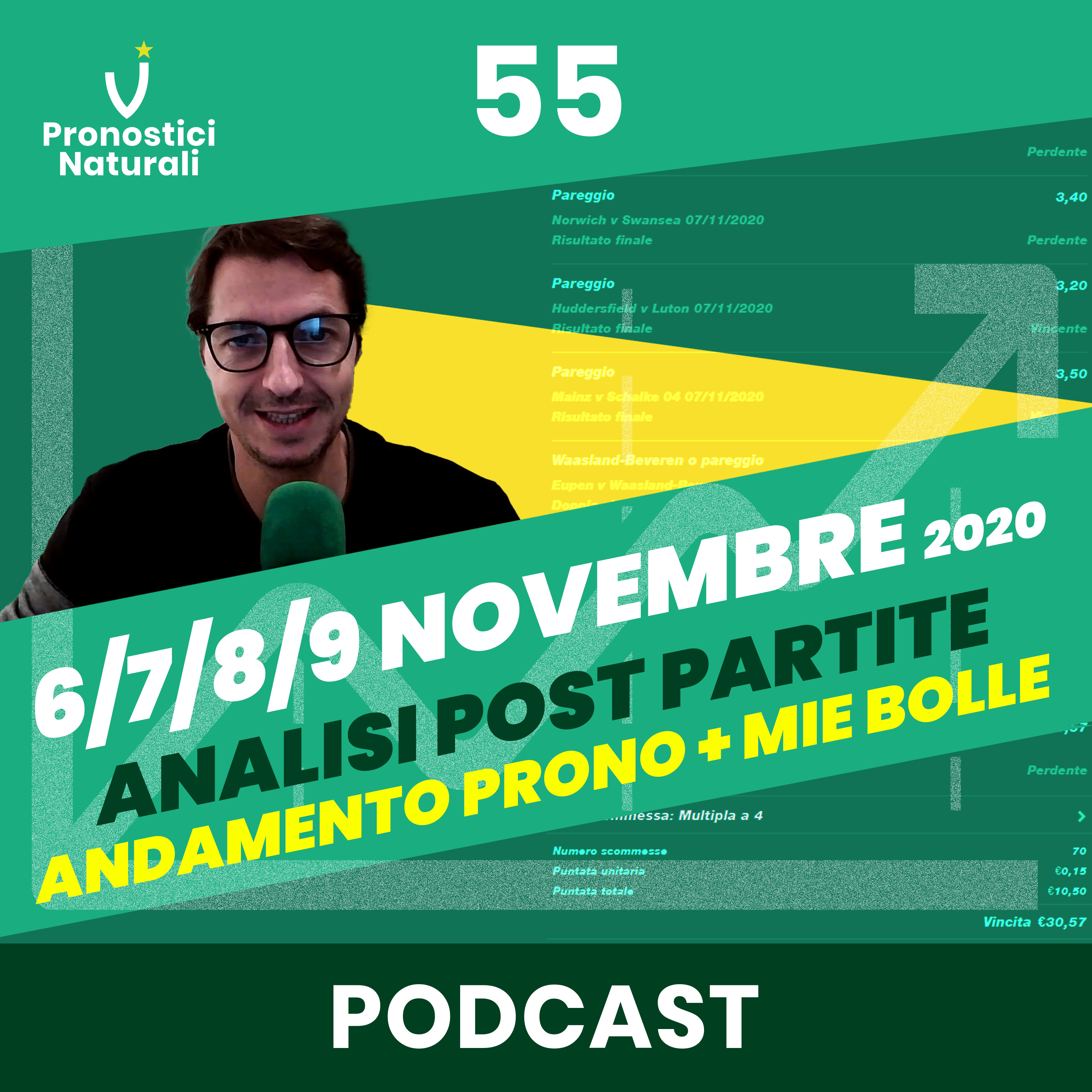 [ANALISI POST] 6-9 Novembre: aggiornamento performance pronostici naturali + mie bolle commentate. episode artwork