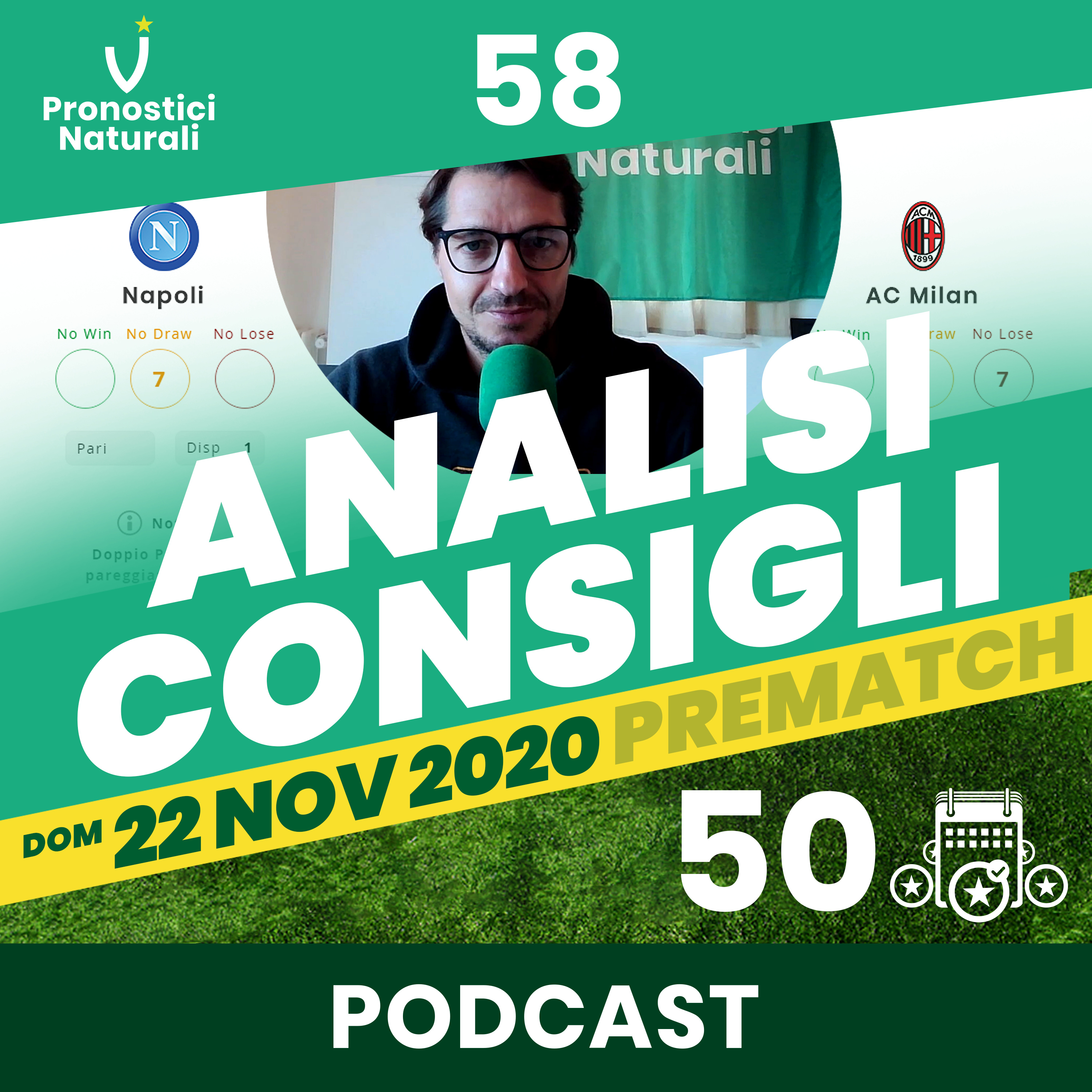 [ANALISI PRE] 50 pronostici naturali nel tabellone di oggi con tante scelte per le nostre bolle. episode artwork