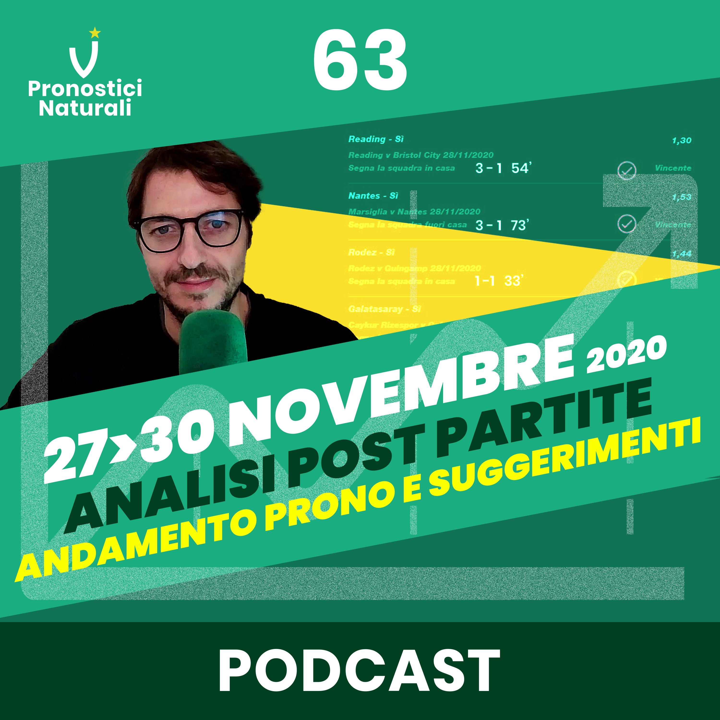 [ANALISI POST] 27-30 Novembre, andamento OK, non mancano vincite ma la SuperMultipla9 ciliegiona sì! episode artwork