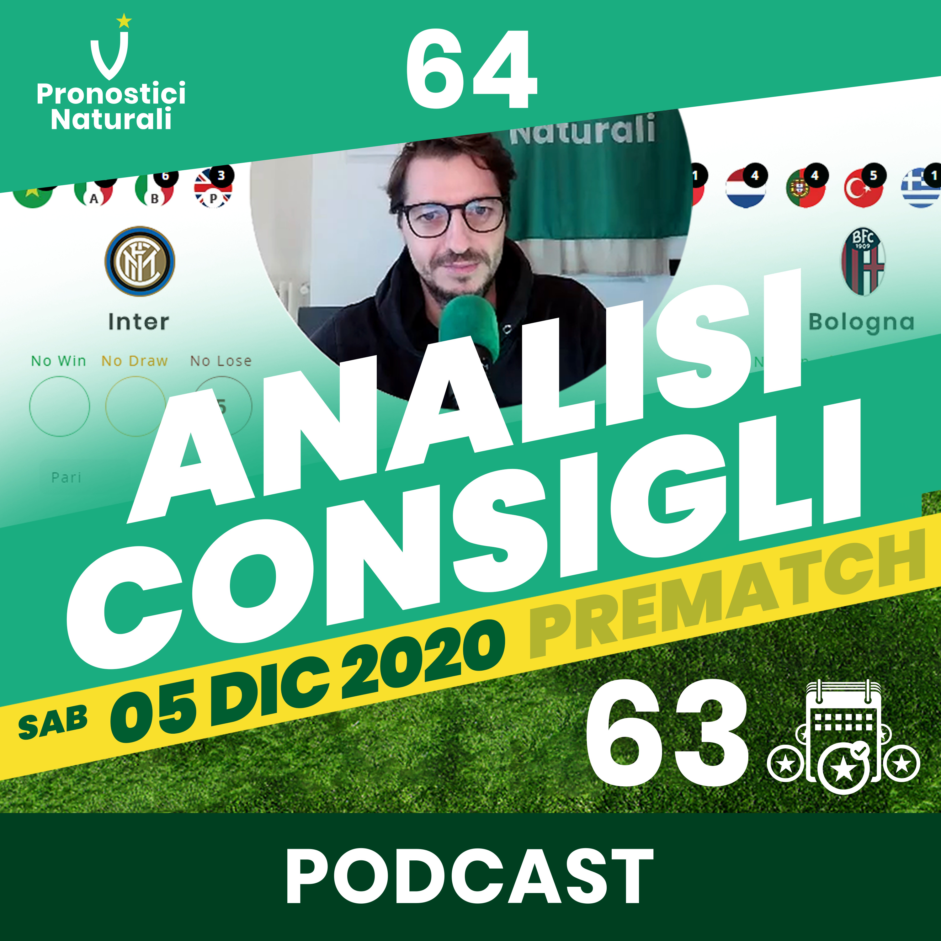 [ANALISI PRE] Venerdì in bolla! E oggi con 63 pronostici naturali, tutti i campionati nel tabellone. episode artwork