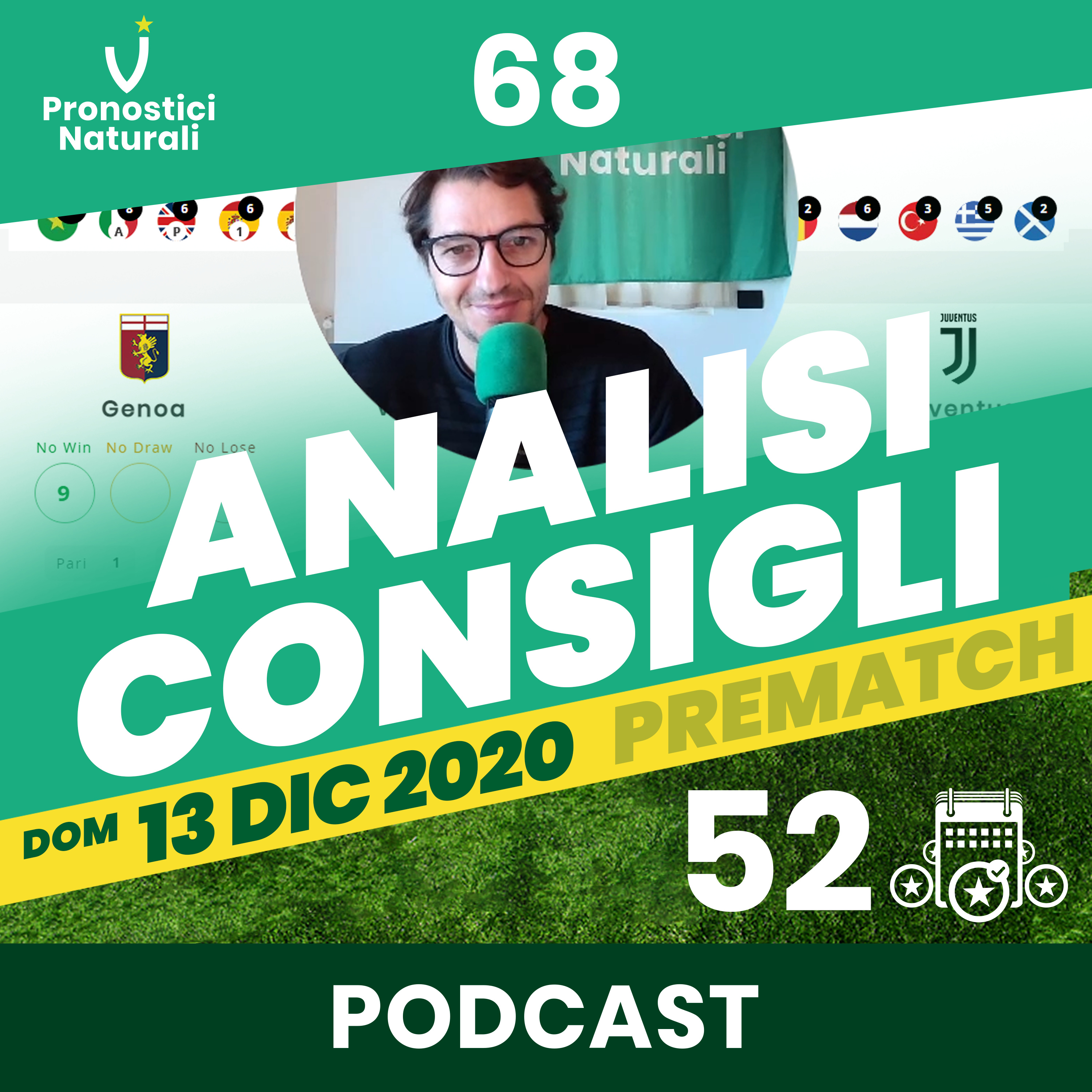 [ANALISI PRE] 52 Pronostici naturali, l’analisi del tabellone per scommettere oggi sui campionati. episode artwork