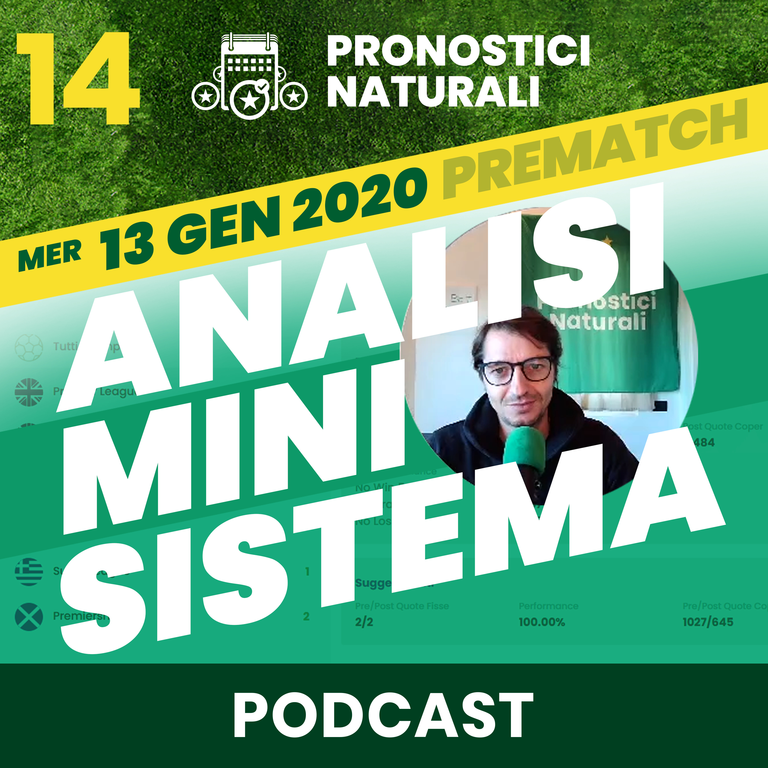 [ANALISI PRE + BOLLA] Condivido mia bolla mini sistema con i 14 pronostici naturali di oggi. episode artwork