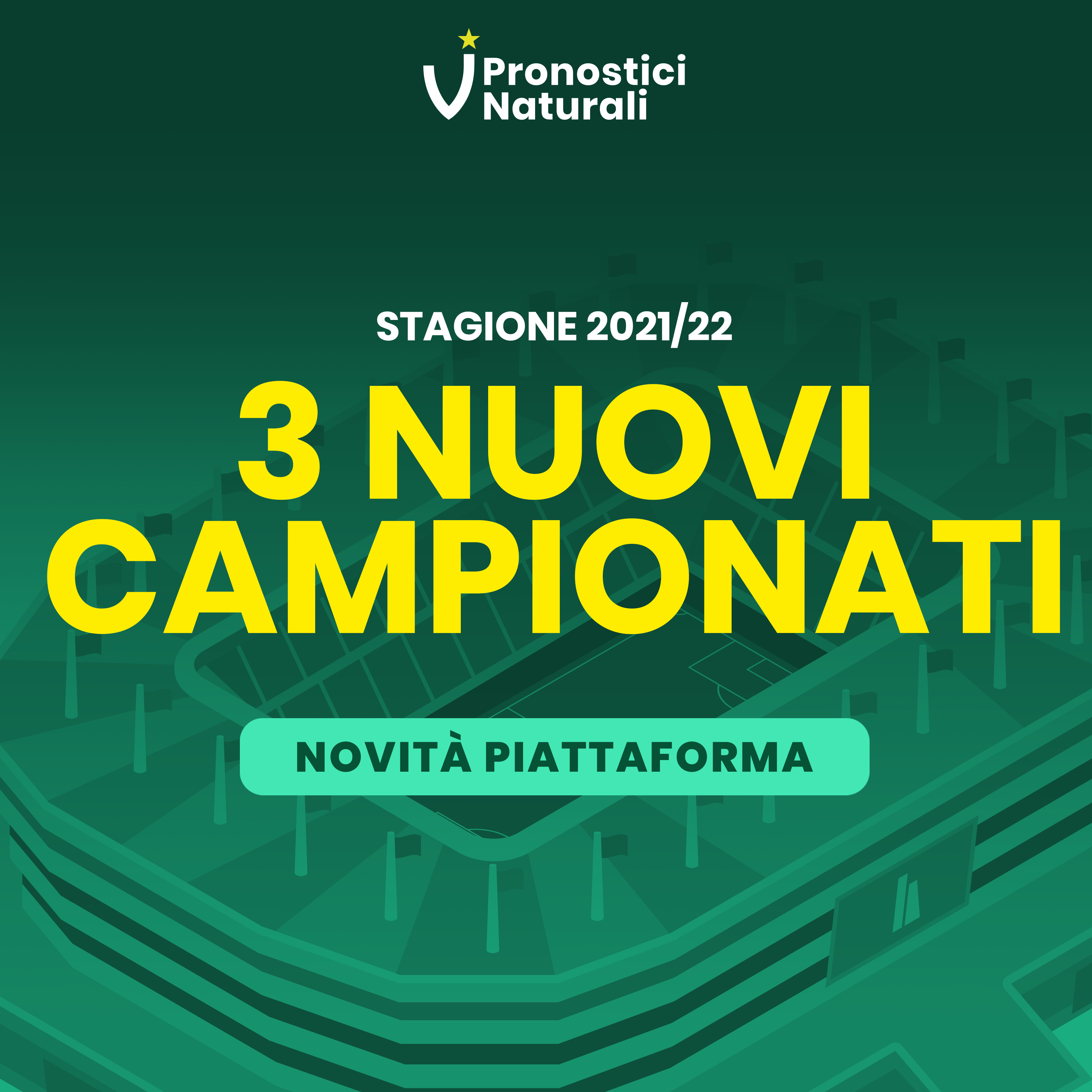 💣🔥 Ufficiale! 3 Nuovi campionati nella piattaforma per la stagione 2020/21 dei pronostici naturali