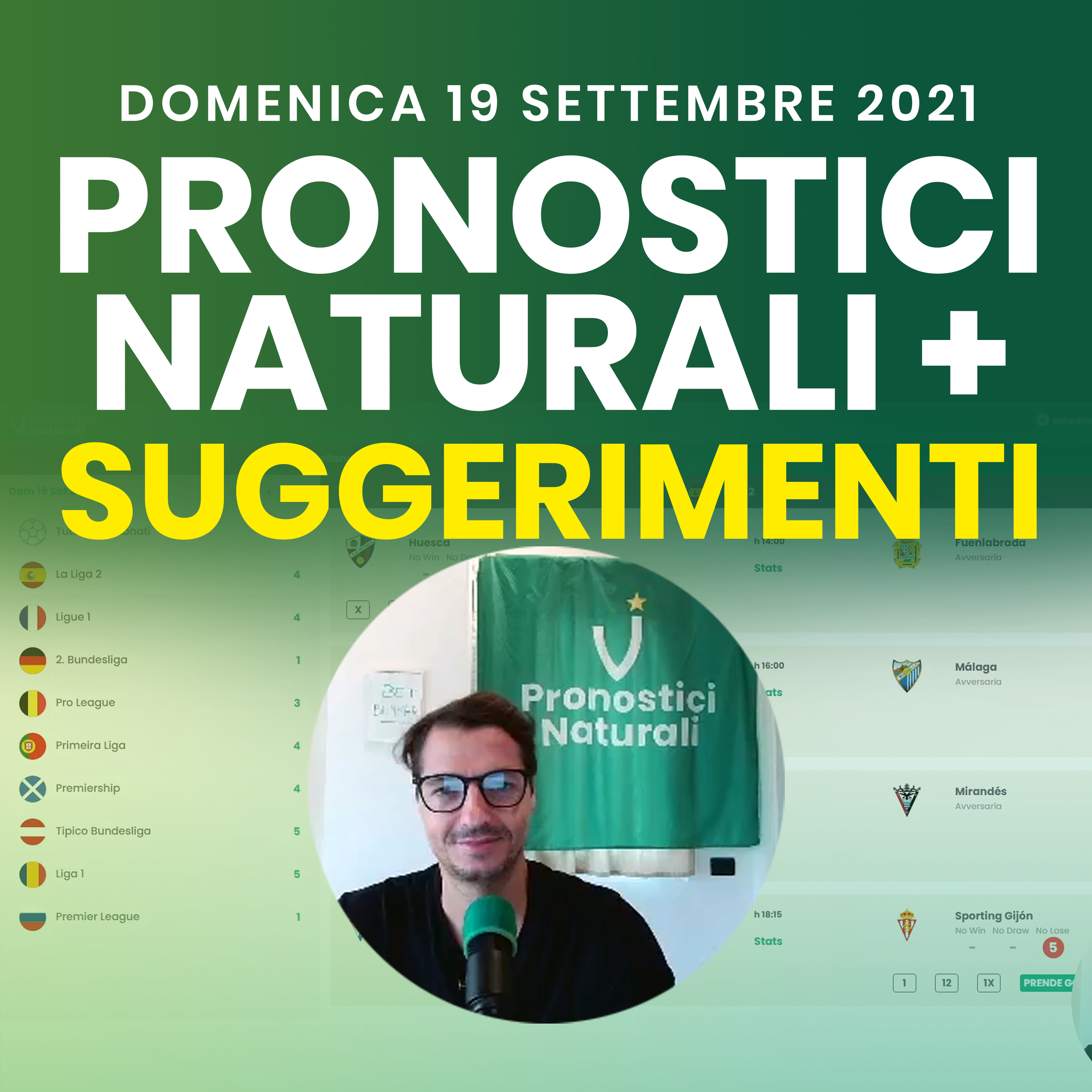 Pronostici Naturali Domenica 19 Settembre 2021 Analisi Pre Partita e Suggerimenti Betting Calcio episode artwork