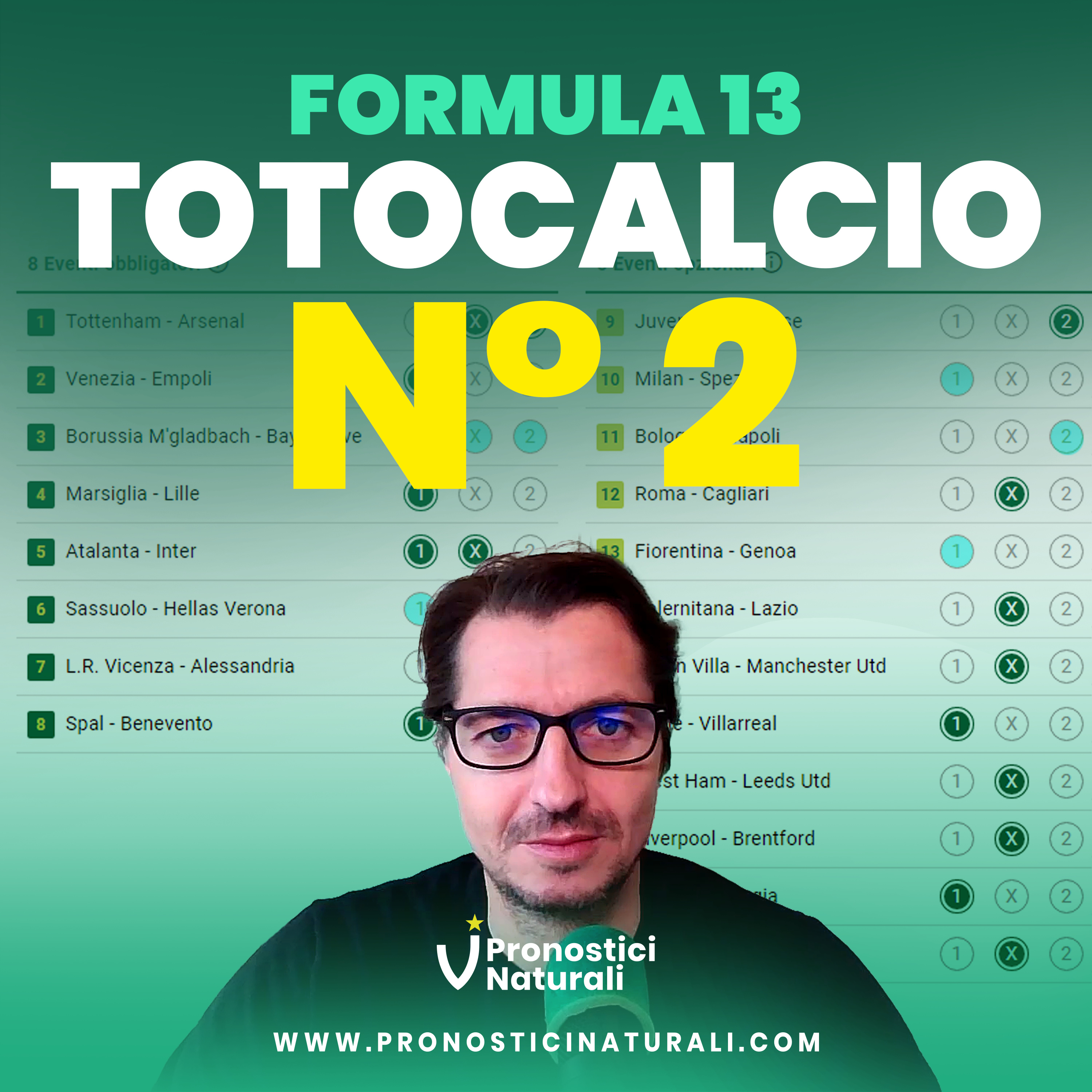 Schedina Totocalcio Concorso 2 Numerosi Pronostici Naturali presenti nella formula 13, aiuteranno? episode artwork