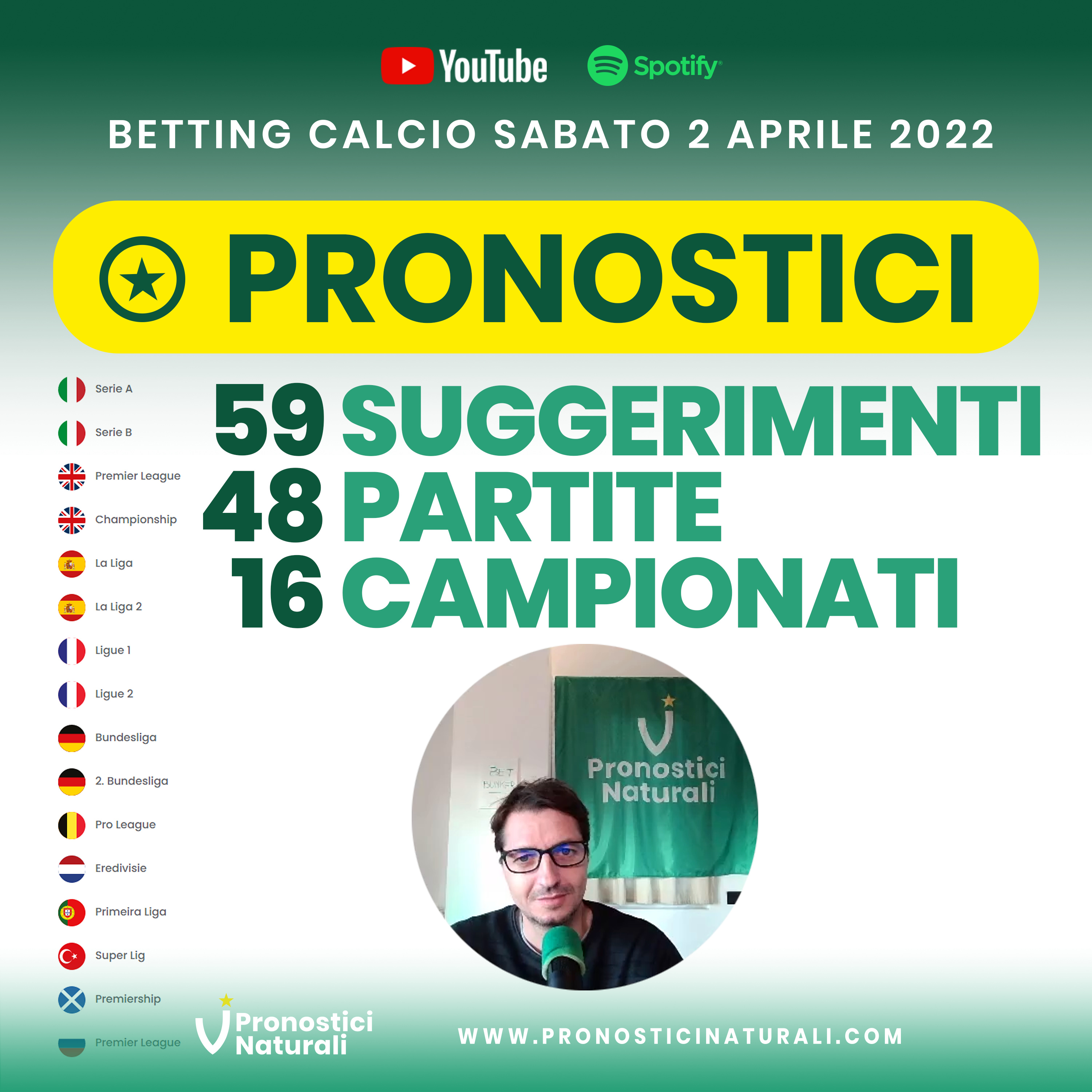 49 Suggerimenti Pronostici Calcio su 48 Partite Video Analisi Betting Scommesse Sabato 2 aprile 2022 episode artwork