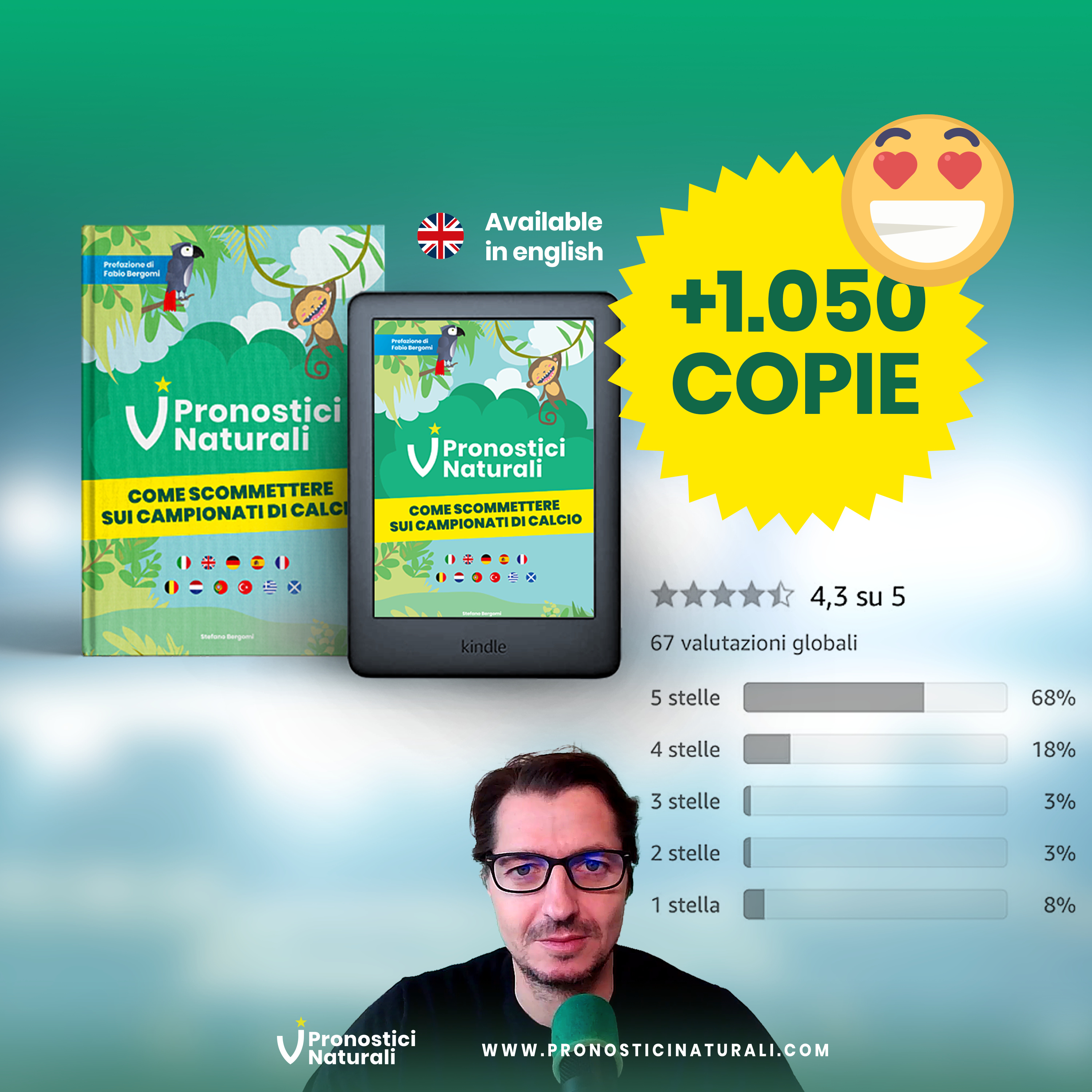 Il libro dei Pronostici Naturali ha superate 1.050 copie e 65 recensioni, grazie!!! 💚 episode artwork