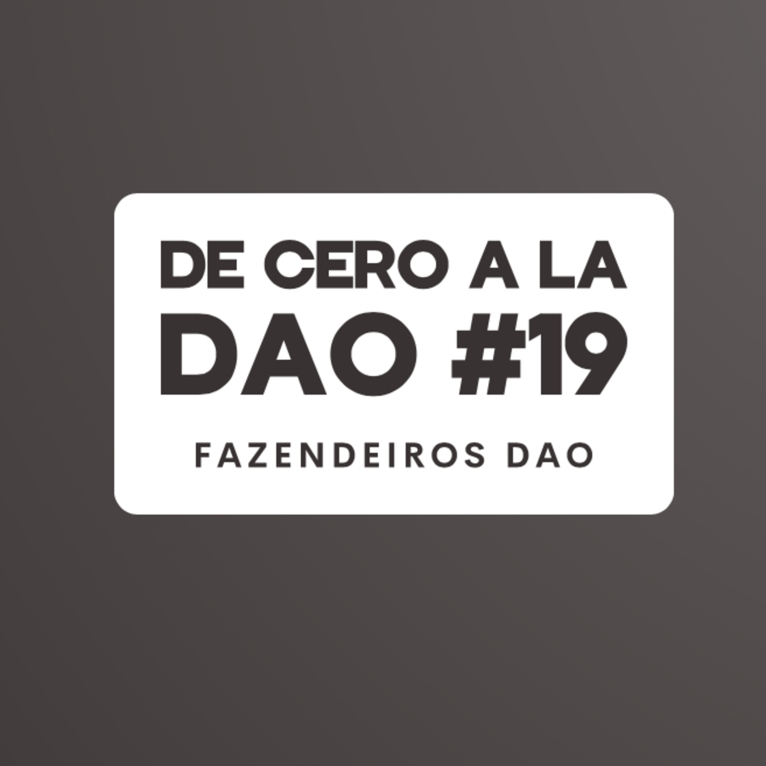 De cero a la DAO