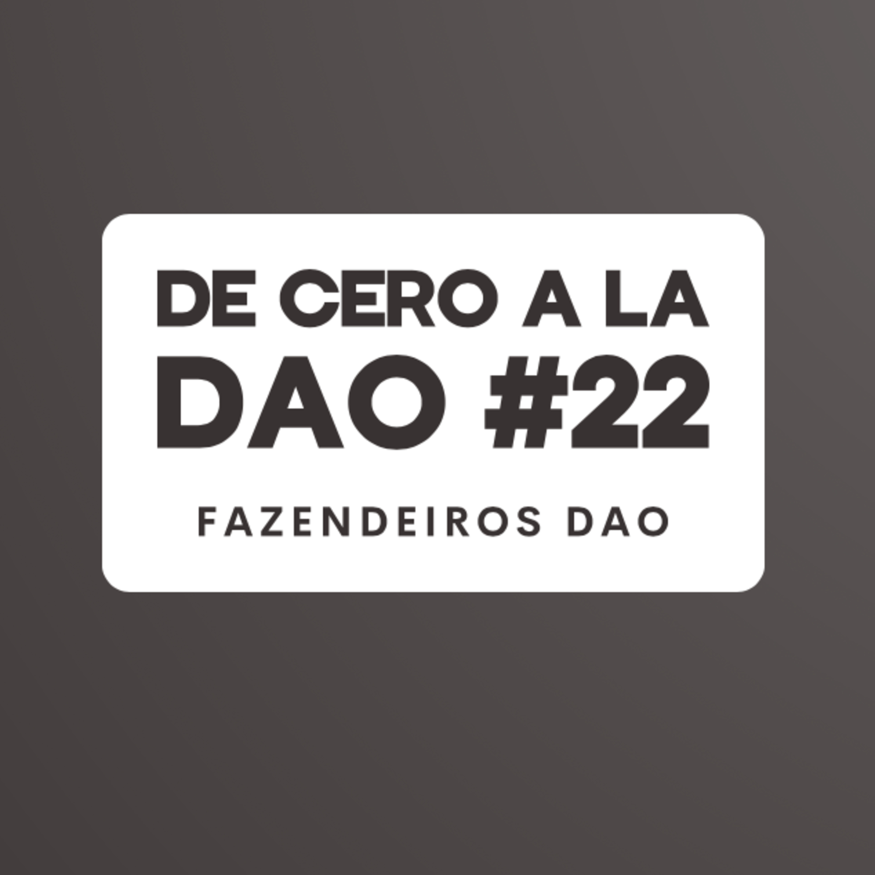 De cero a la DAO