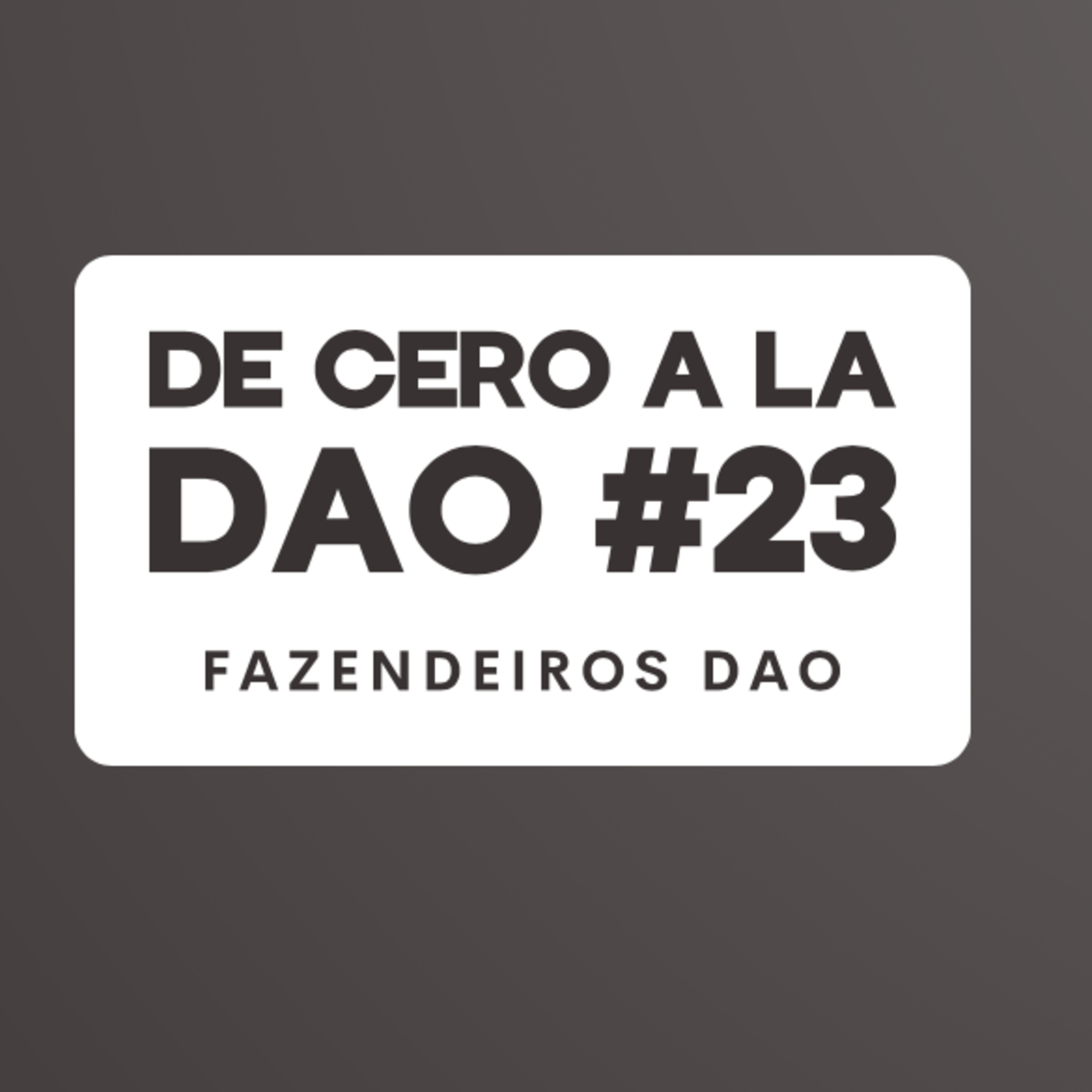 De cero a la DAO