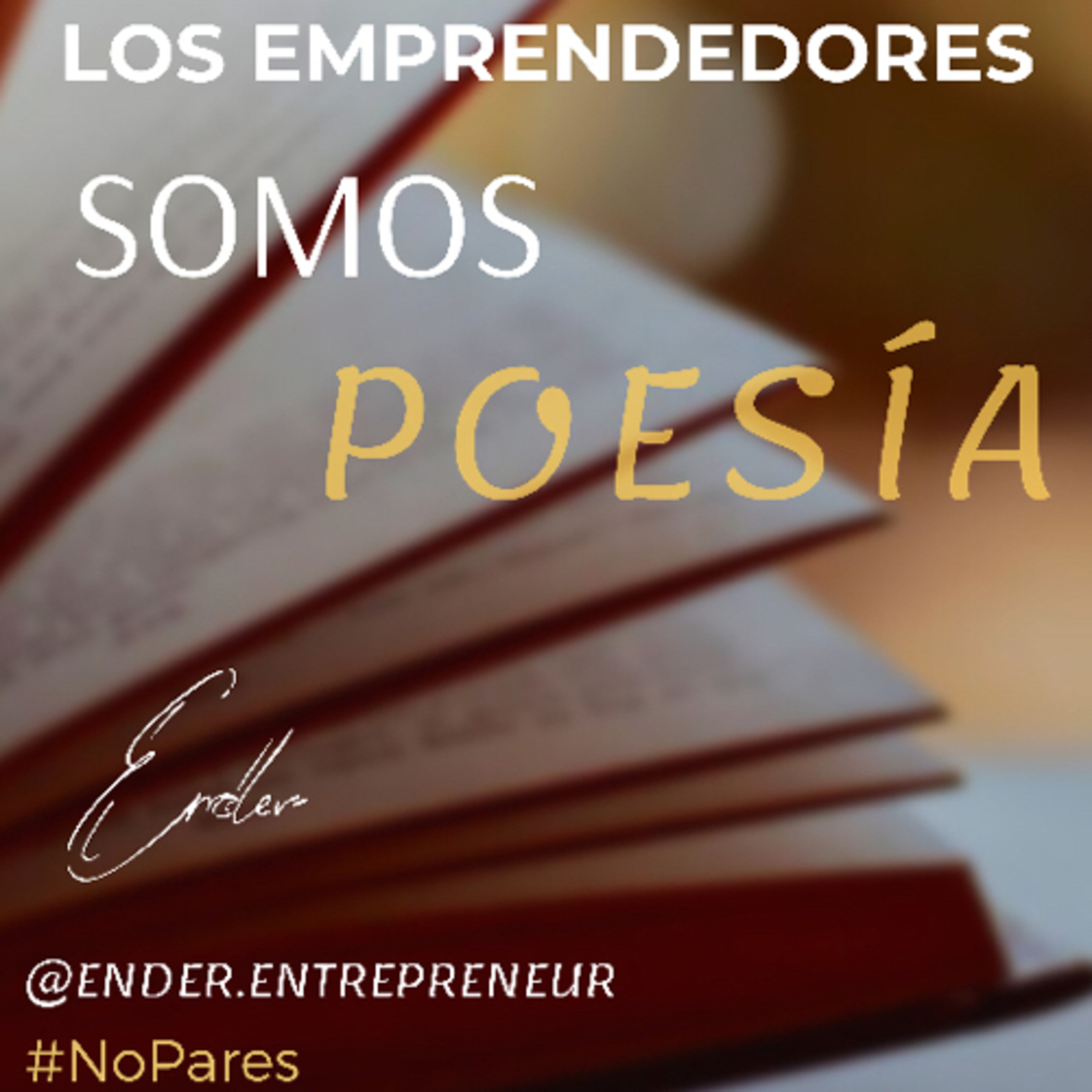 Los emprendedores somos poesía |Bernardo Povedano - #NoPares episode artwork