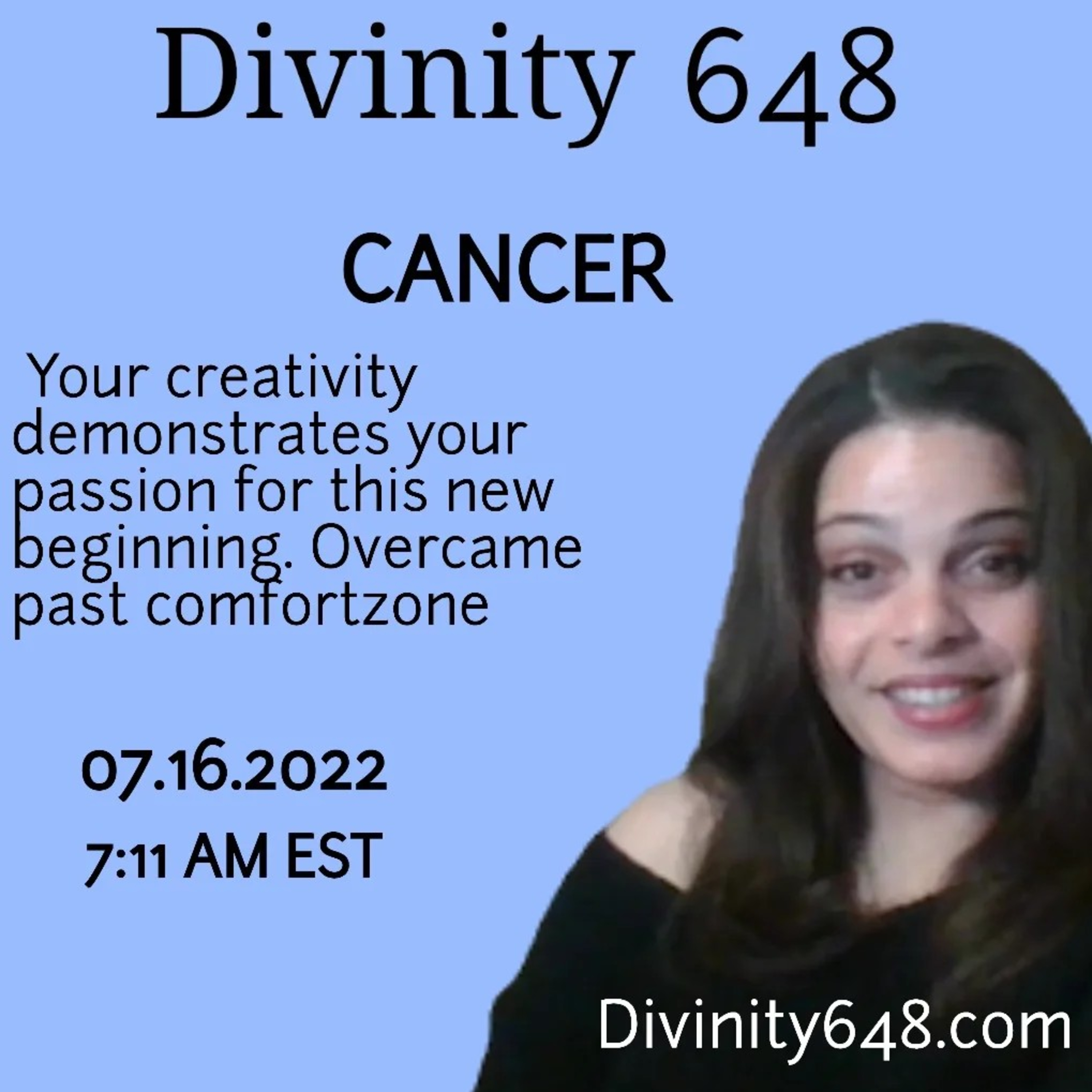 Cancer: Your creativity demonstrates your passion for this new beginning. Overcame past comfortzone