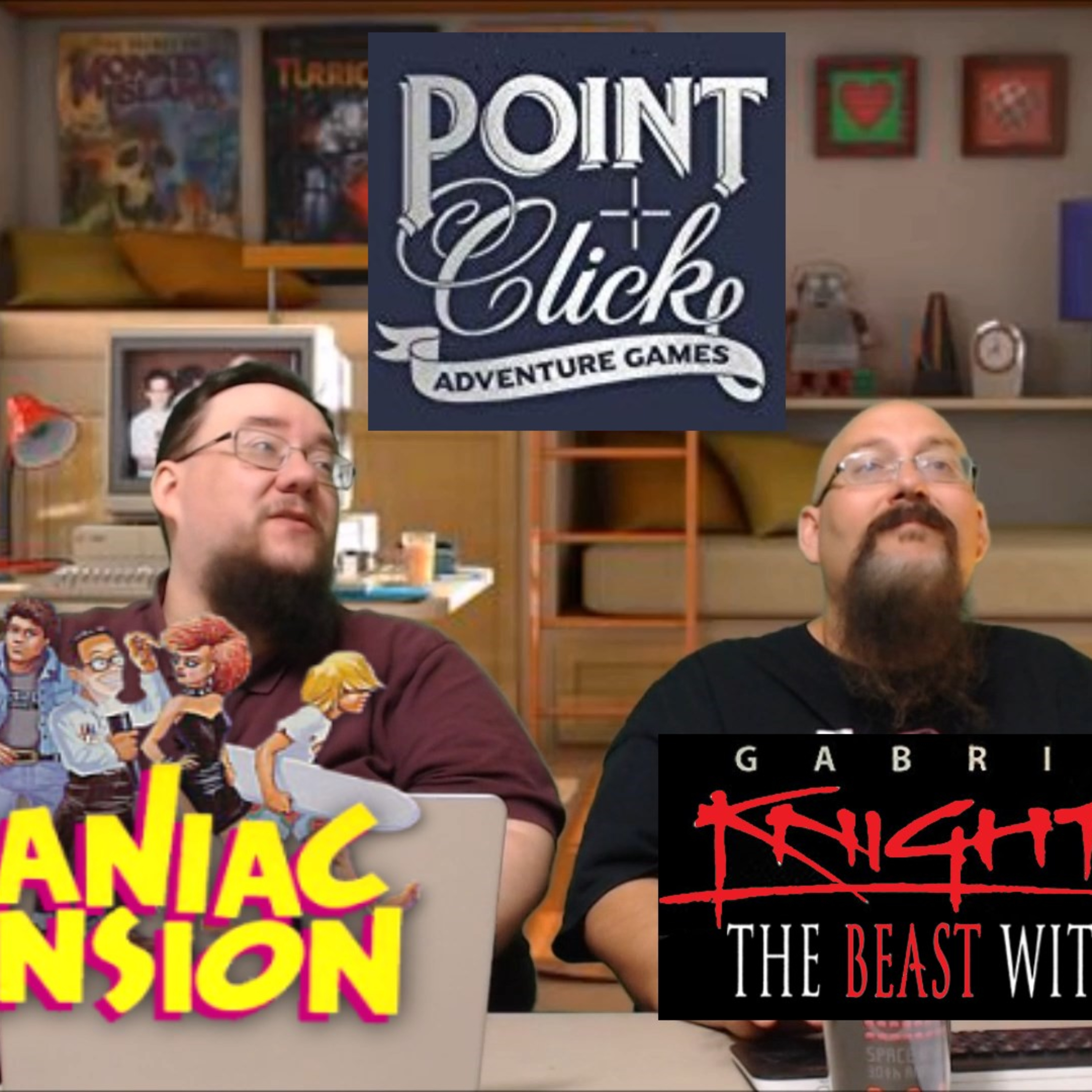 Point & Click Adventure Games - Maniac Manson & Gabriel Knight II The Beast Within - ARG Presents 77 episode artwork