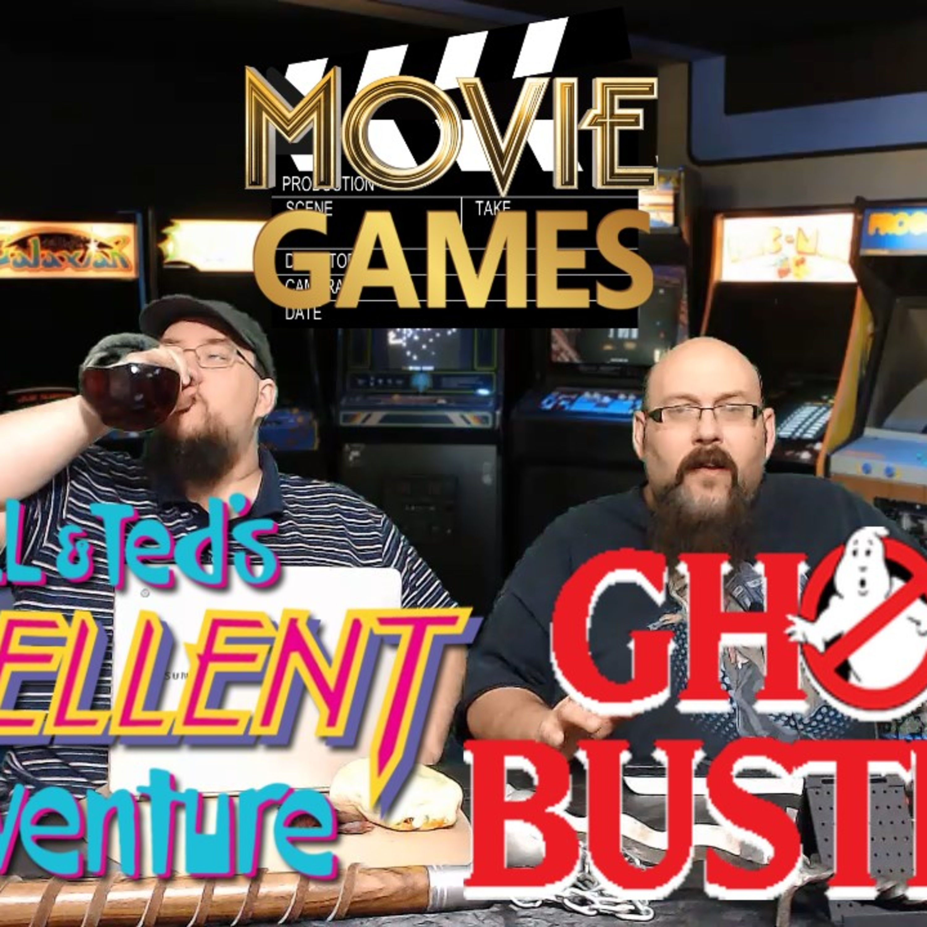 Movie Games - Ghostbusters (SMS) & Bill and Ted (C64) - ARG Presents 90 episode artwork