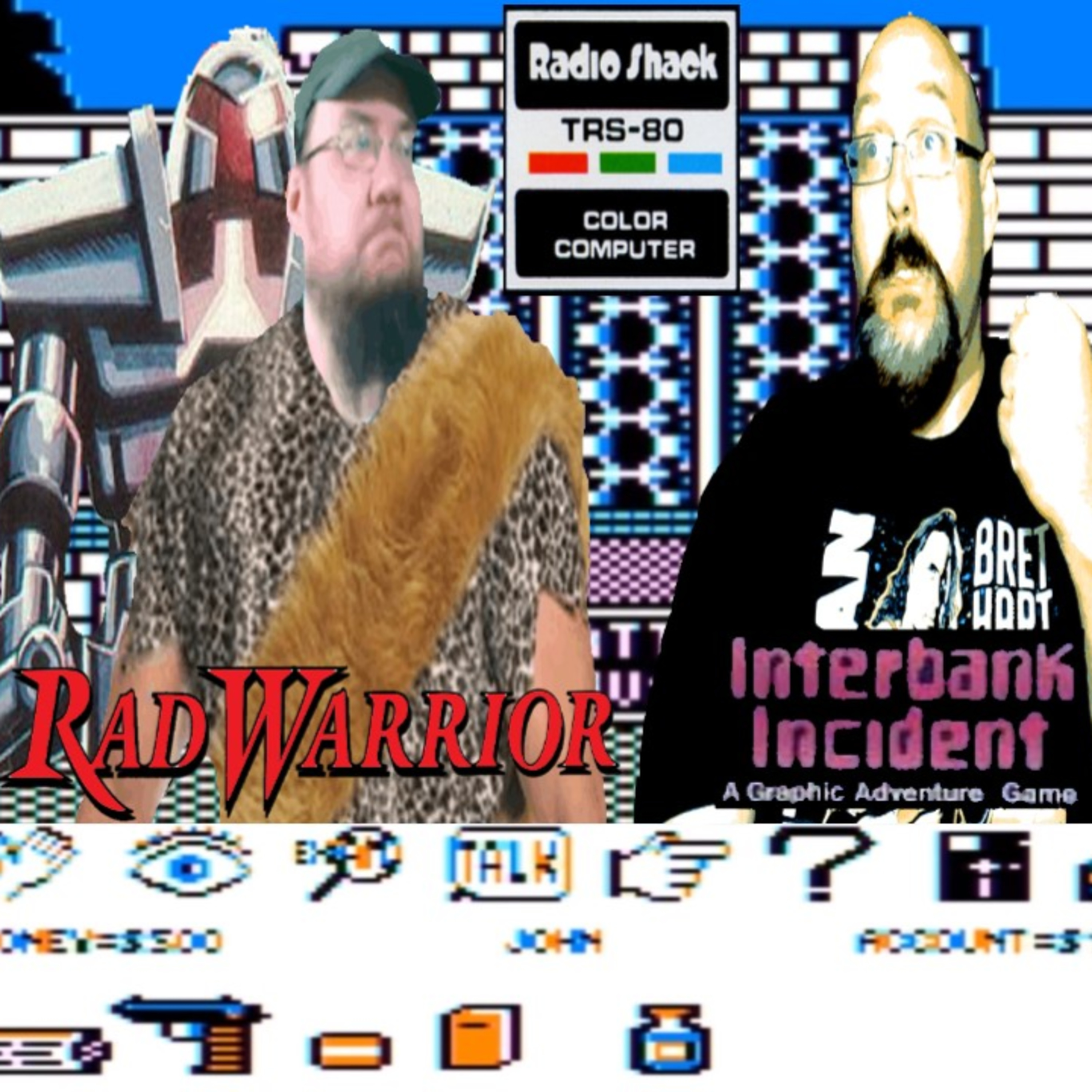 TRS-80 Color Computer - Rad Warrior and Interbank Incident - ARG Presents 132 episode artwork