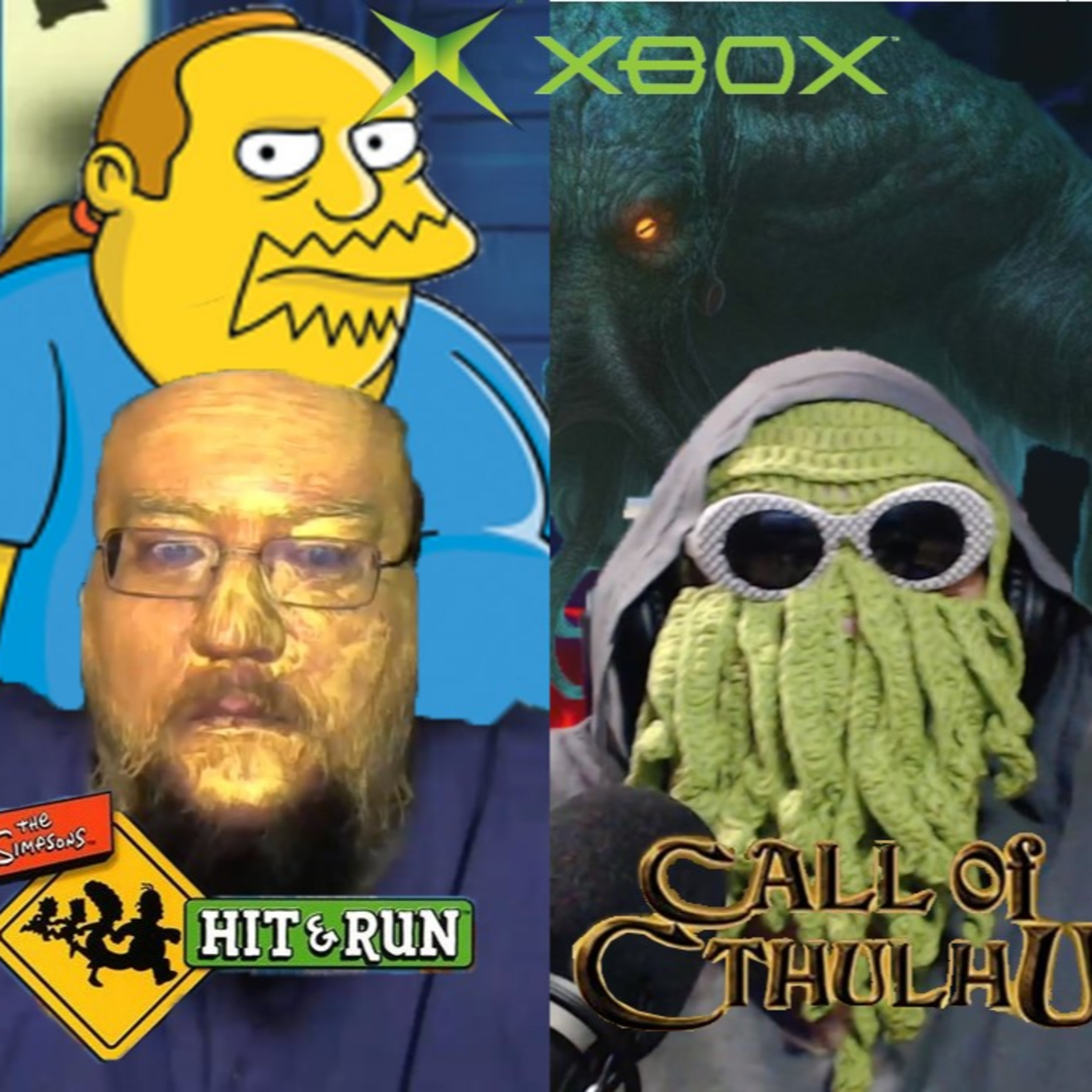 Microsoft Original Xbox - Call of Cthulhu and Simpsons Hit & Run - ARG 139 episode artwork