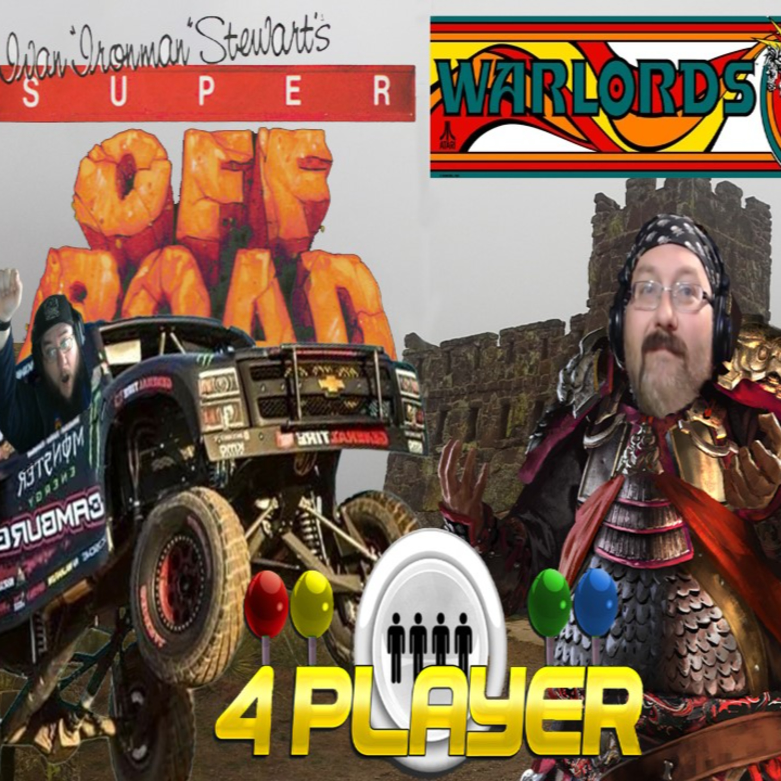 Four Player Games - Warlords (Arcade) & Super Off Road (NES) - ARG Presents 144 episode artwork