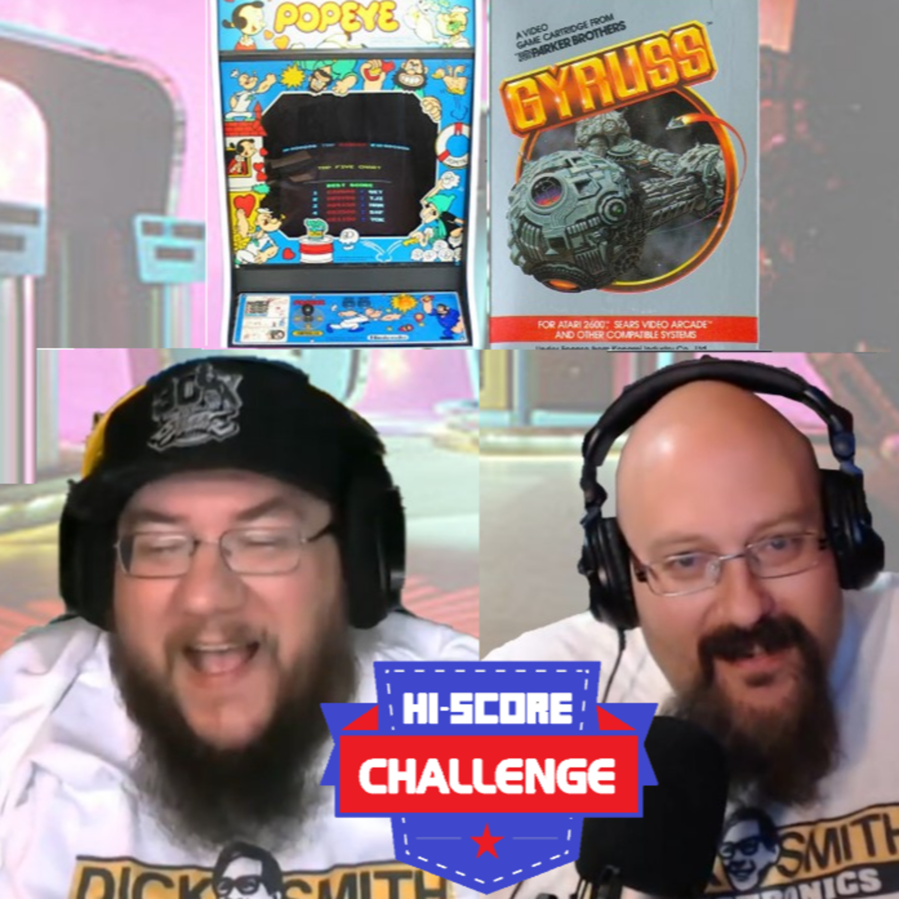 High Score Challenge - Gyruss (Atari 2600) & Popeye (Arcade) - ARG Presents 147 episode artwork