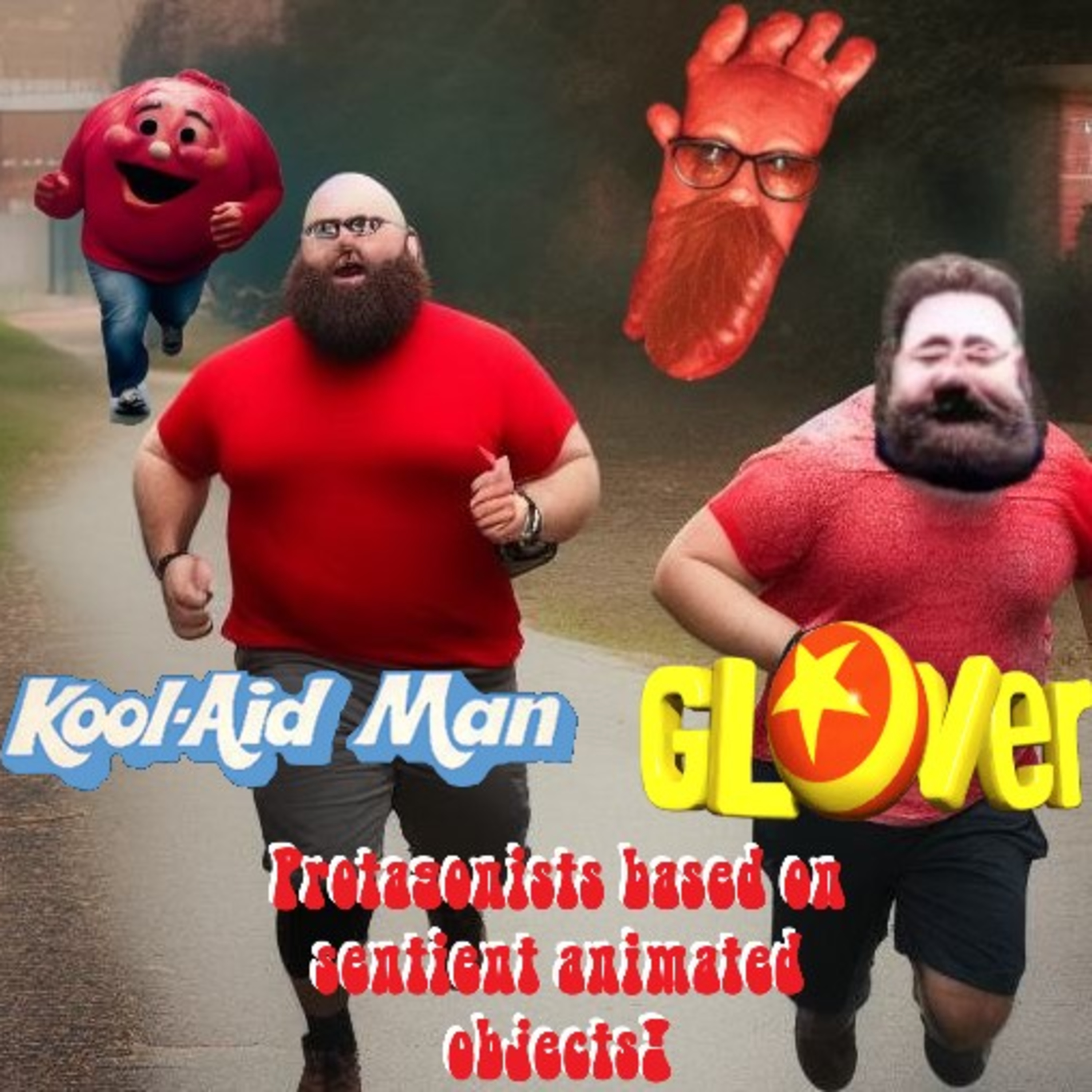 Protagonists Based on Sentient Animated Objects - Kool-Aid Man & Glover - ARG Presents 236 episode artwork