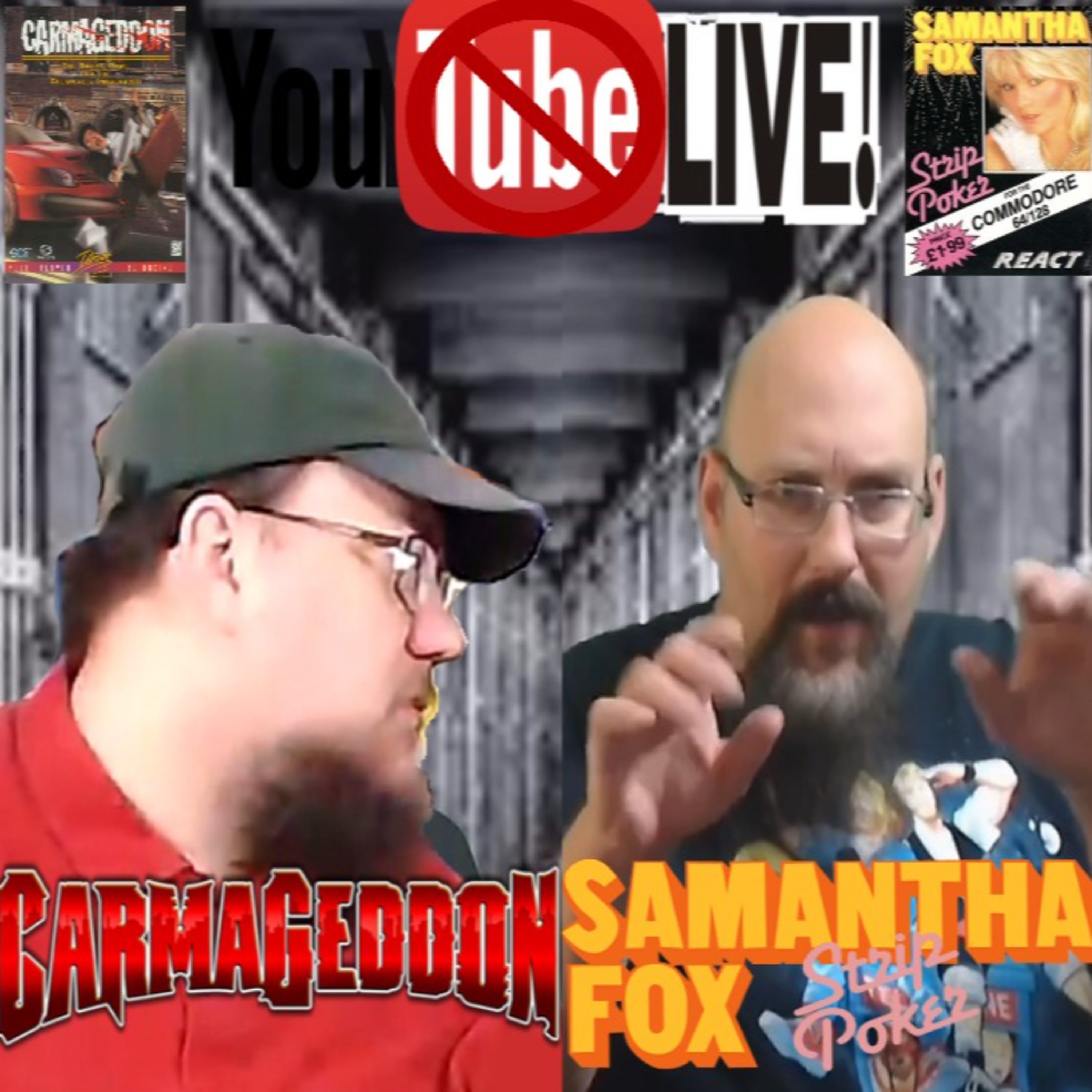 Banned From Youtube Anniversary - Carmageddon (DOS) & Samantha Fox Strip Poker (C64) - ARG Presents 239 episode artwork