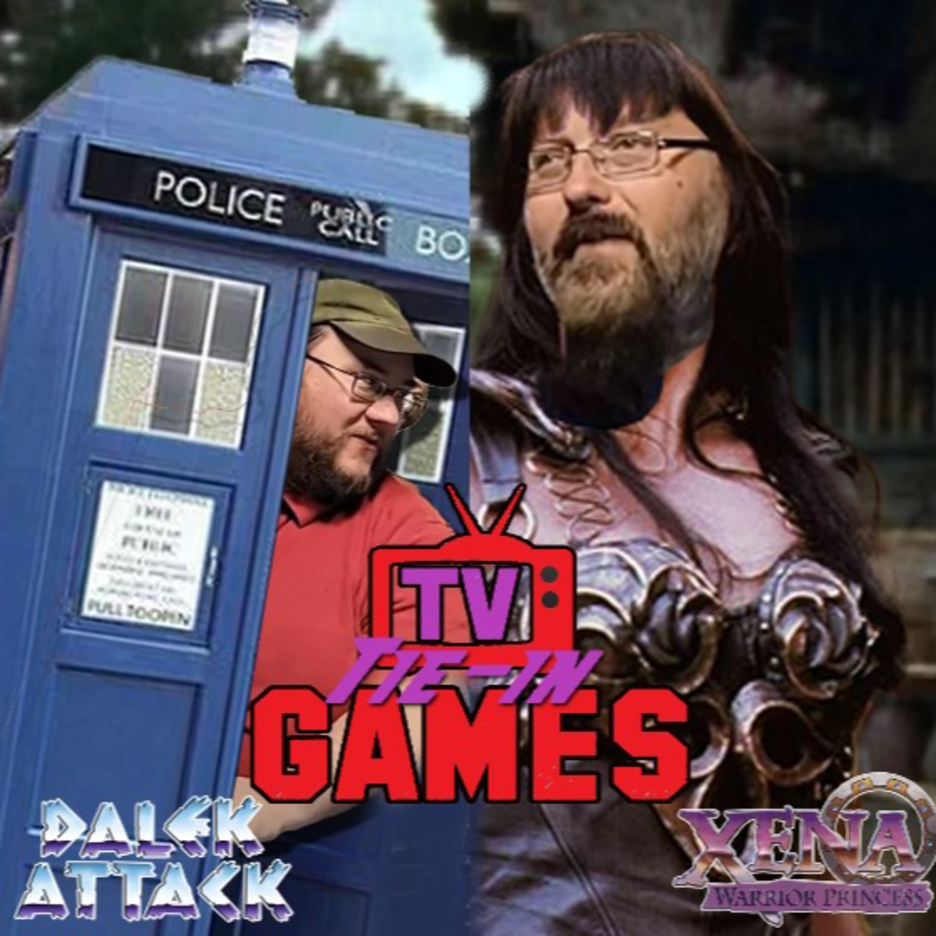 TV Games - Xena: Warrior Princess (PSX) & Dalek Attack (DOS) - ARG Presents 255 episode artwork