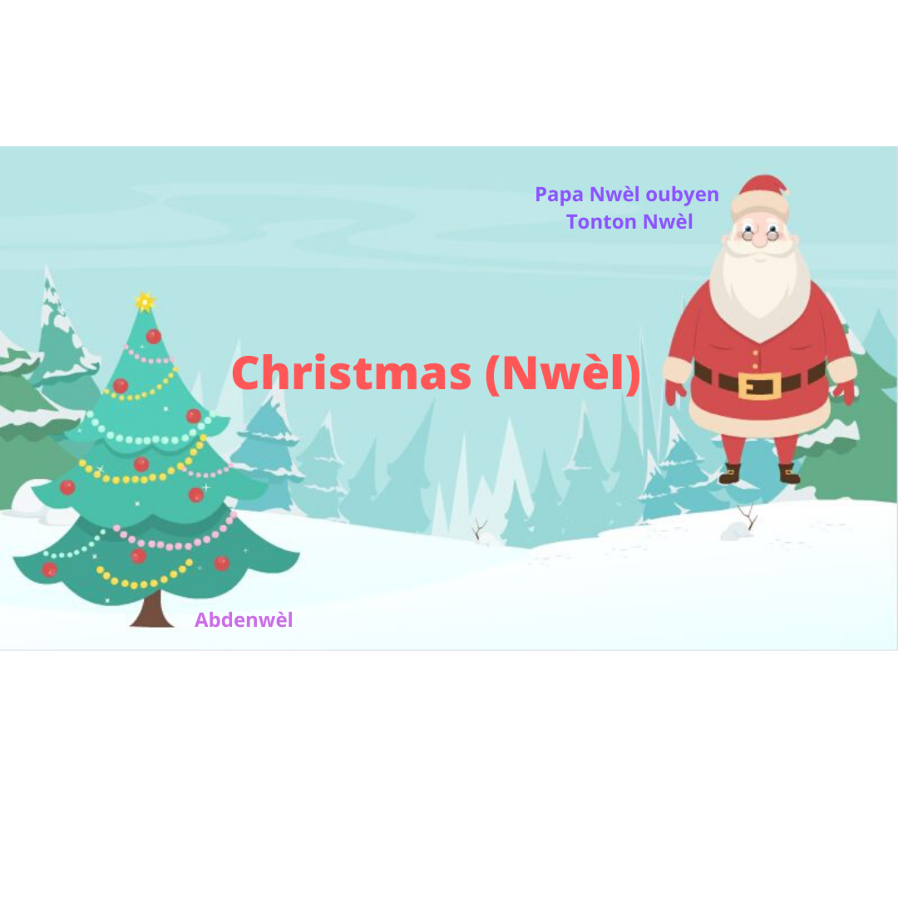 Christmas in Haitian Creole