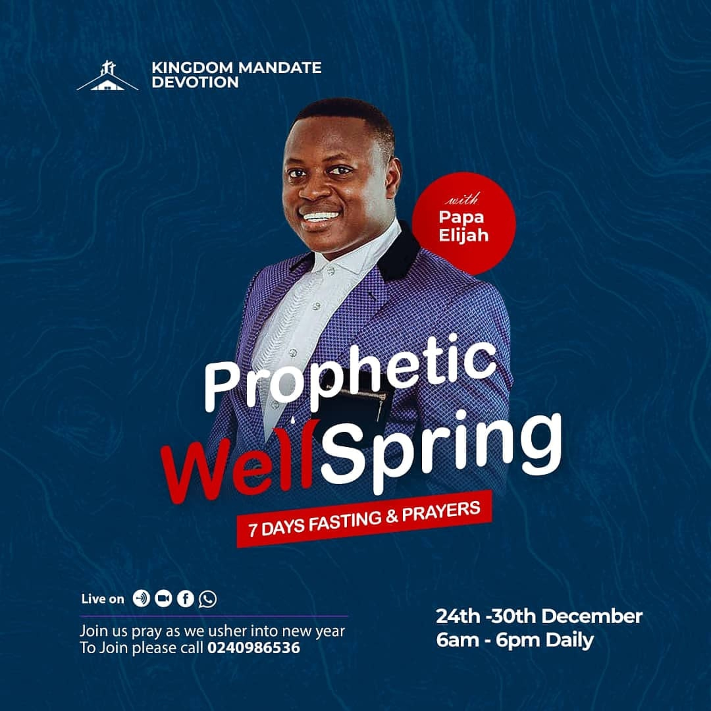 Day 6
YOU SHALL FLOURISH by Papa Elijah