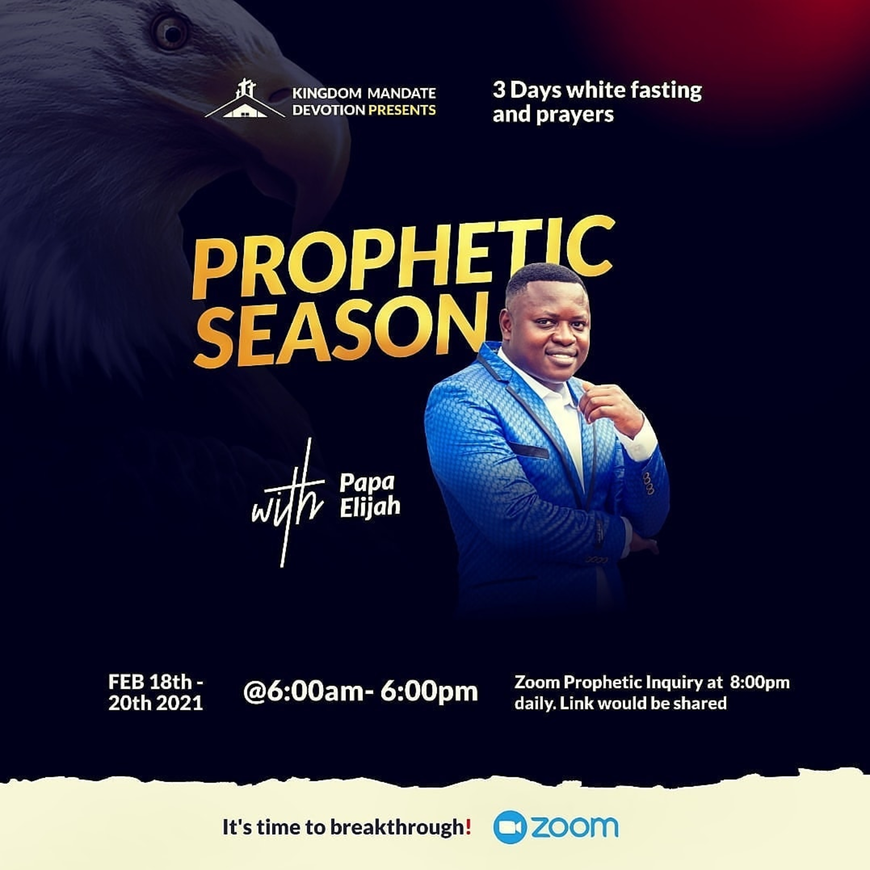 Day 2:
Prophetic Season
- Ps Charles Opoku Darko episode artwork