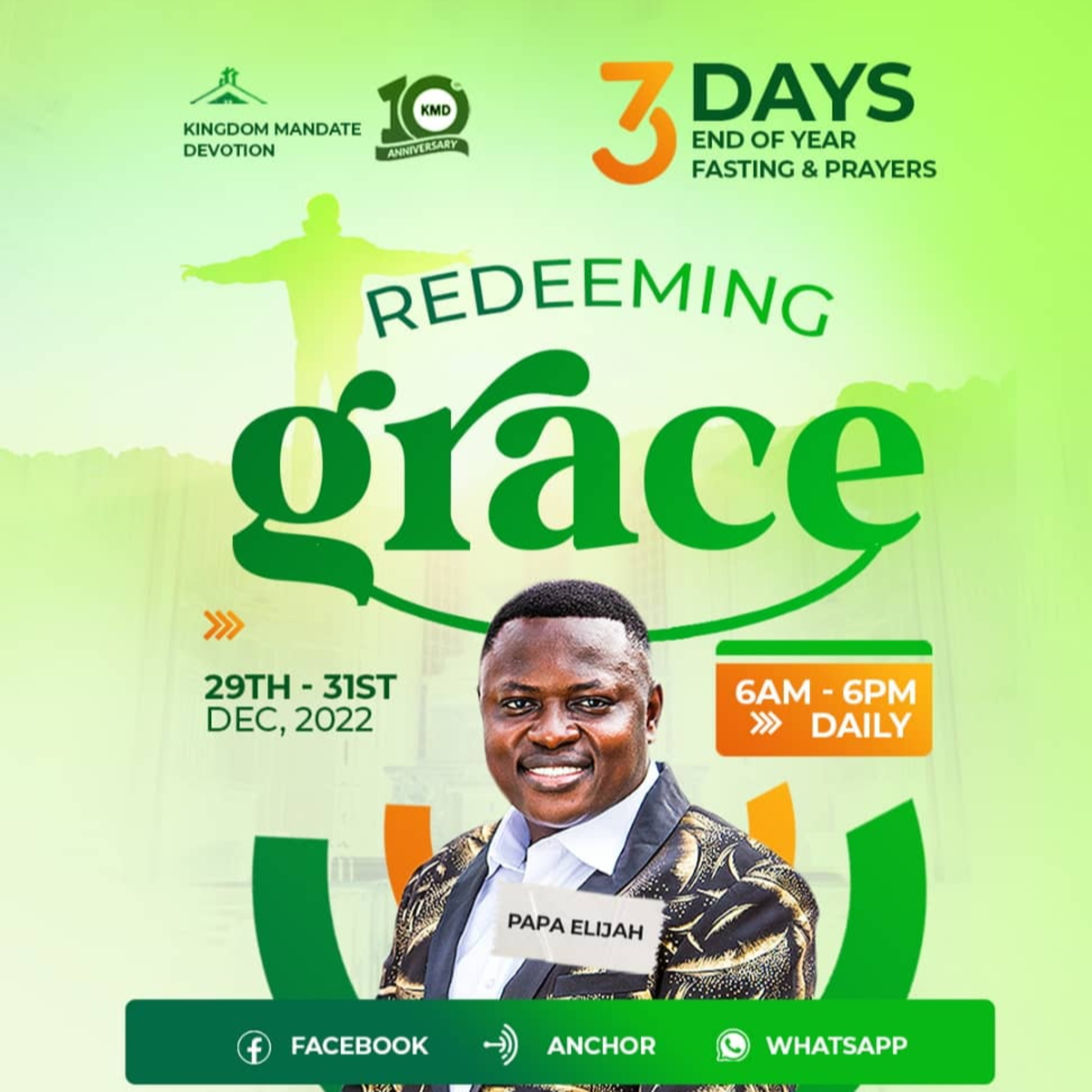 DAY 1: THE REDEMPTION POWER OF GOD - REDEEMING GRACE BY PAPA ELIJAH episode artwork