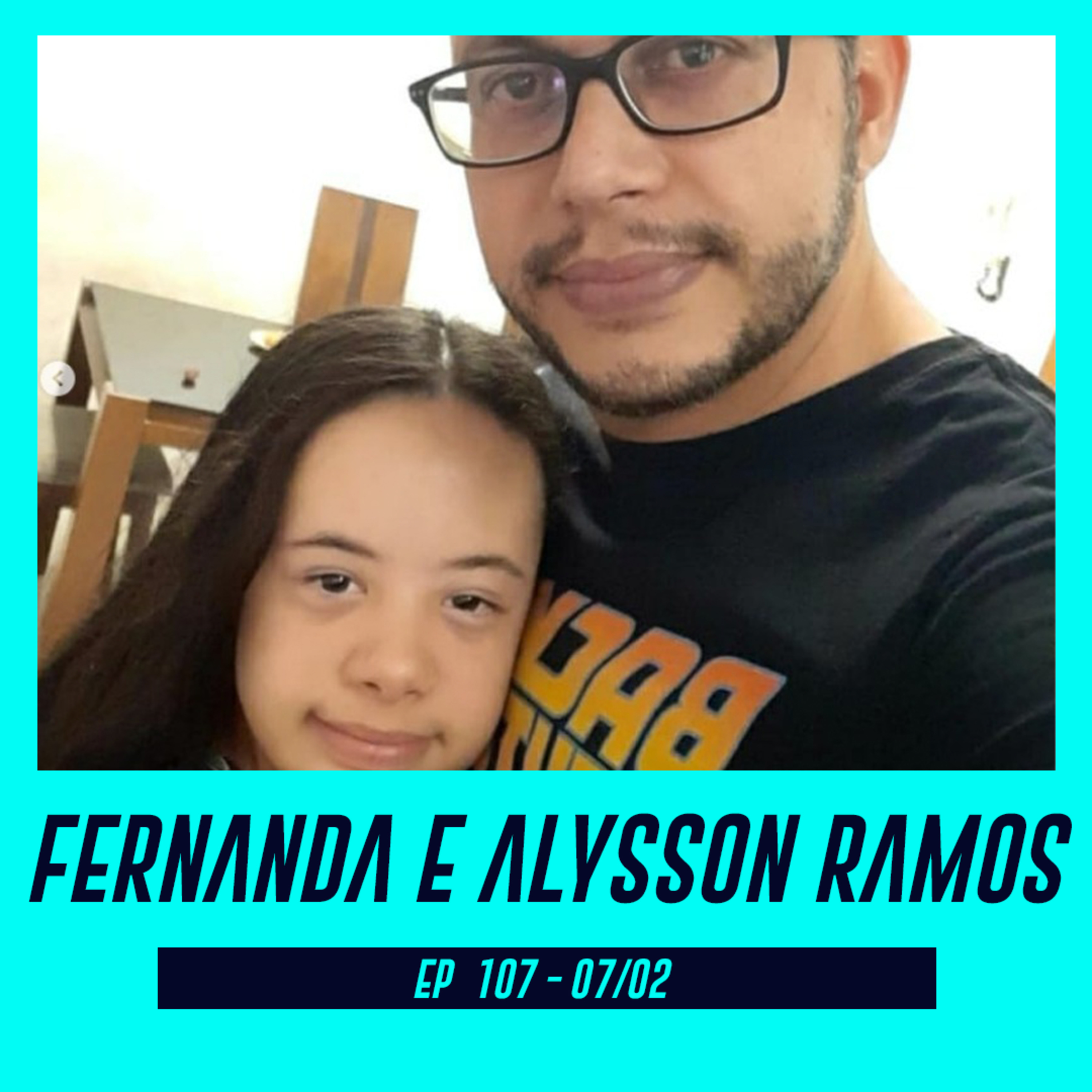 FERNANDA E ALYSSON | Autora do livro "Diário de uma garota Incluída" - Pod Ler e Escrever #107  episode artwork