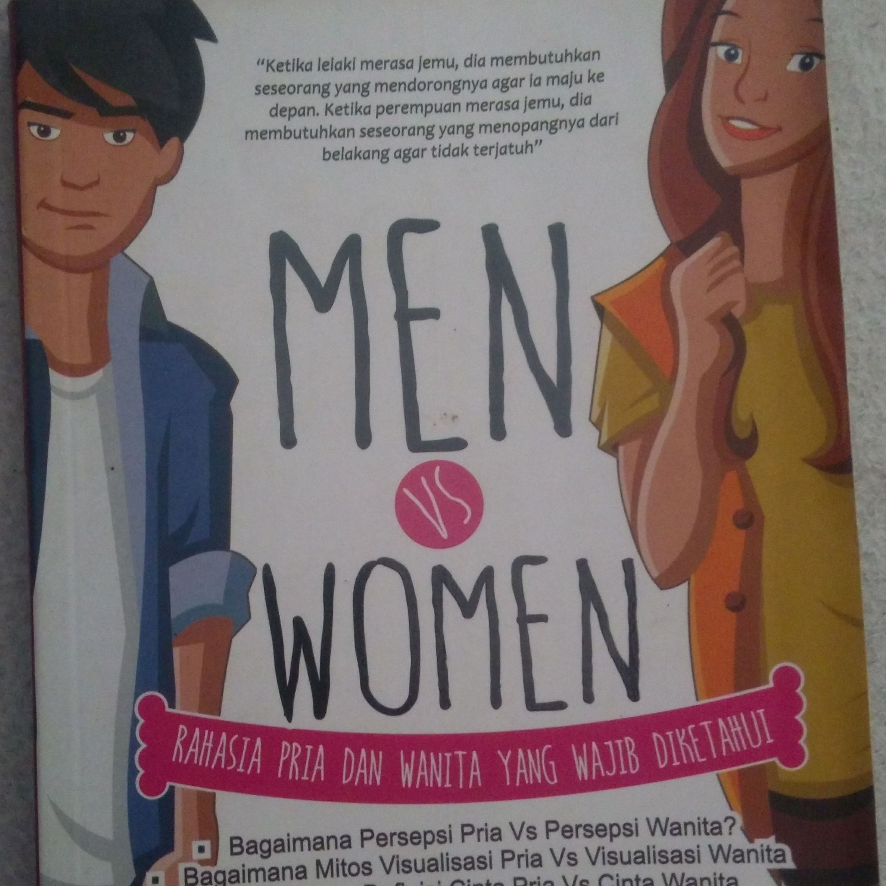 Men vs women; Rahasia pria dan wanita yang wajib di ketahui episode artwork