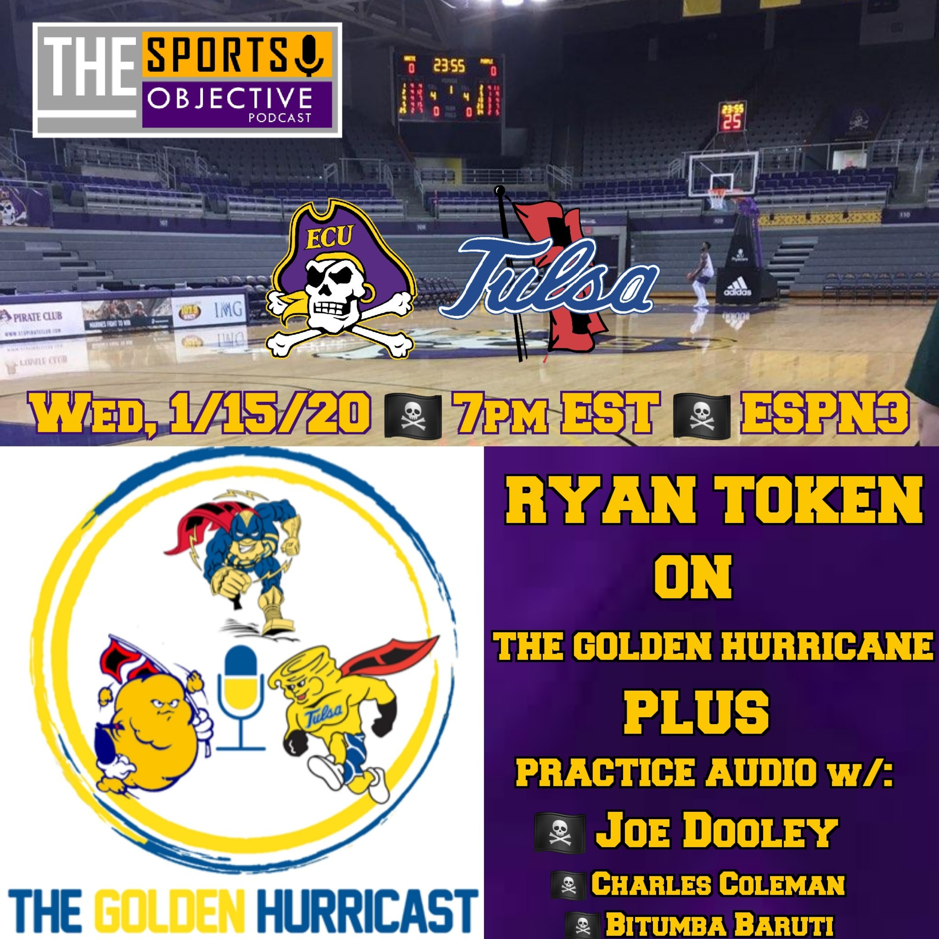 East Carolina-Tulsa Preview w/ Ryan Token of The Golden Hurricast  episode artwork