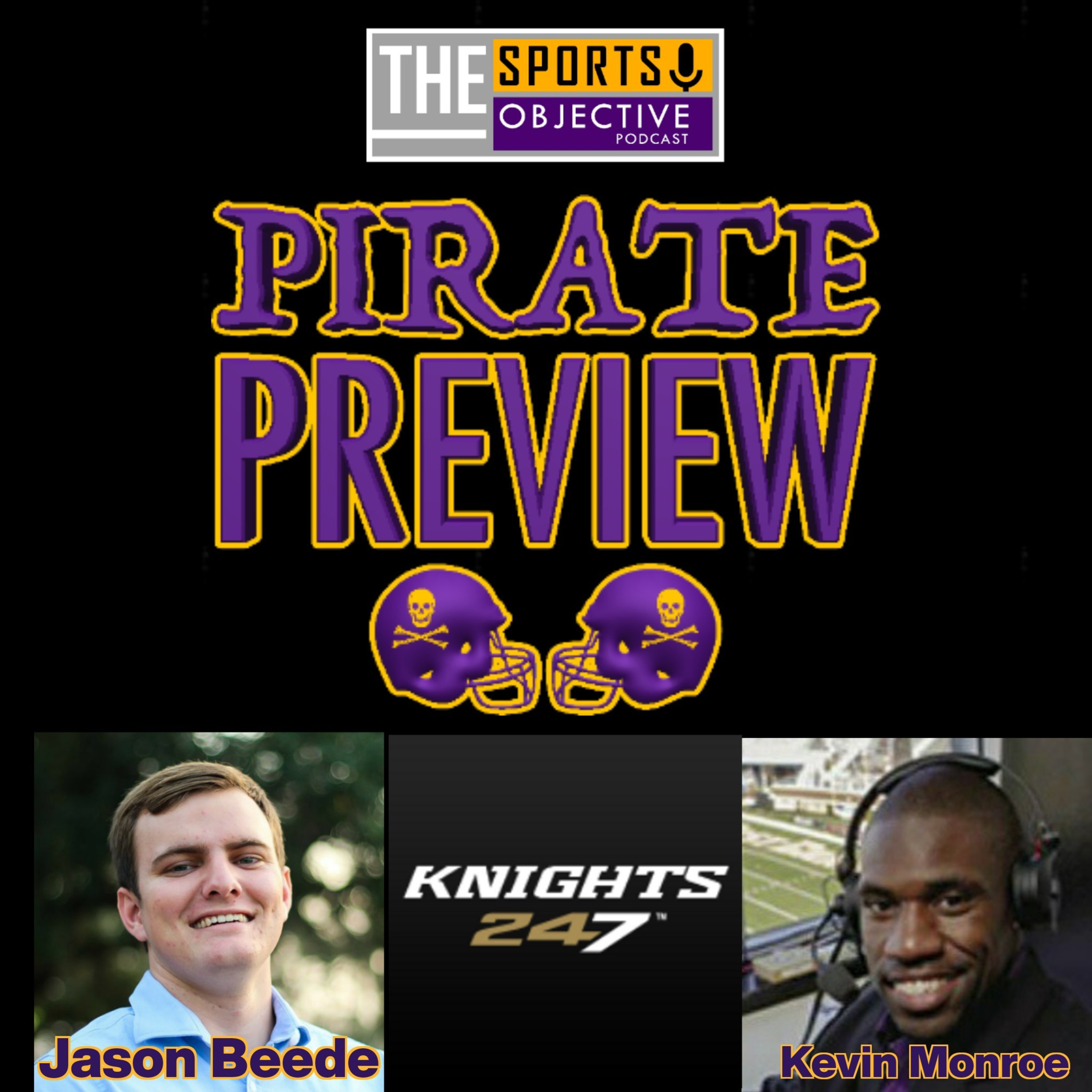 PIRATE PREVIEW - No. 13 UCF: Jason Beede of Knights247 & Kevin Monroe of Pirate IMG episode artwork