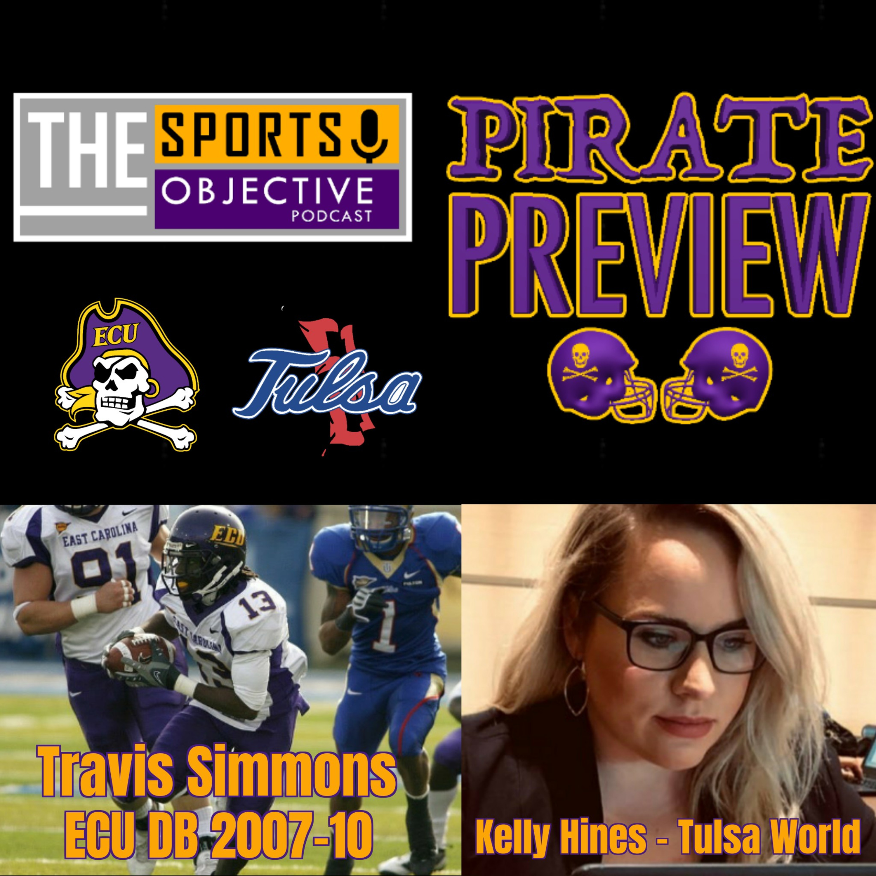 Pirate Preview: Former ECU DB Travis Simmons & Kelly Hines of the Tulsa World  episode artwork