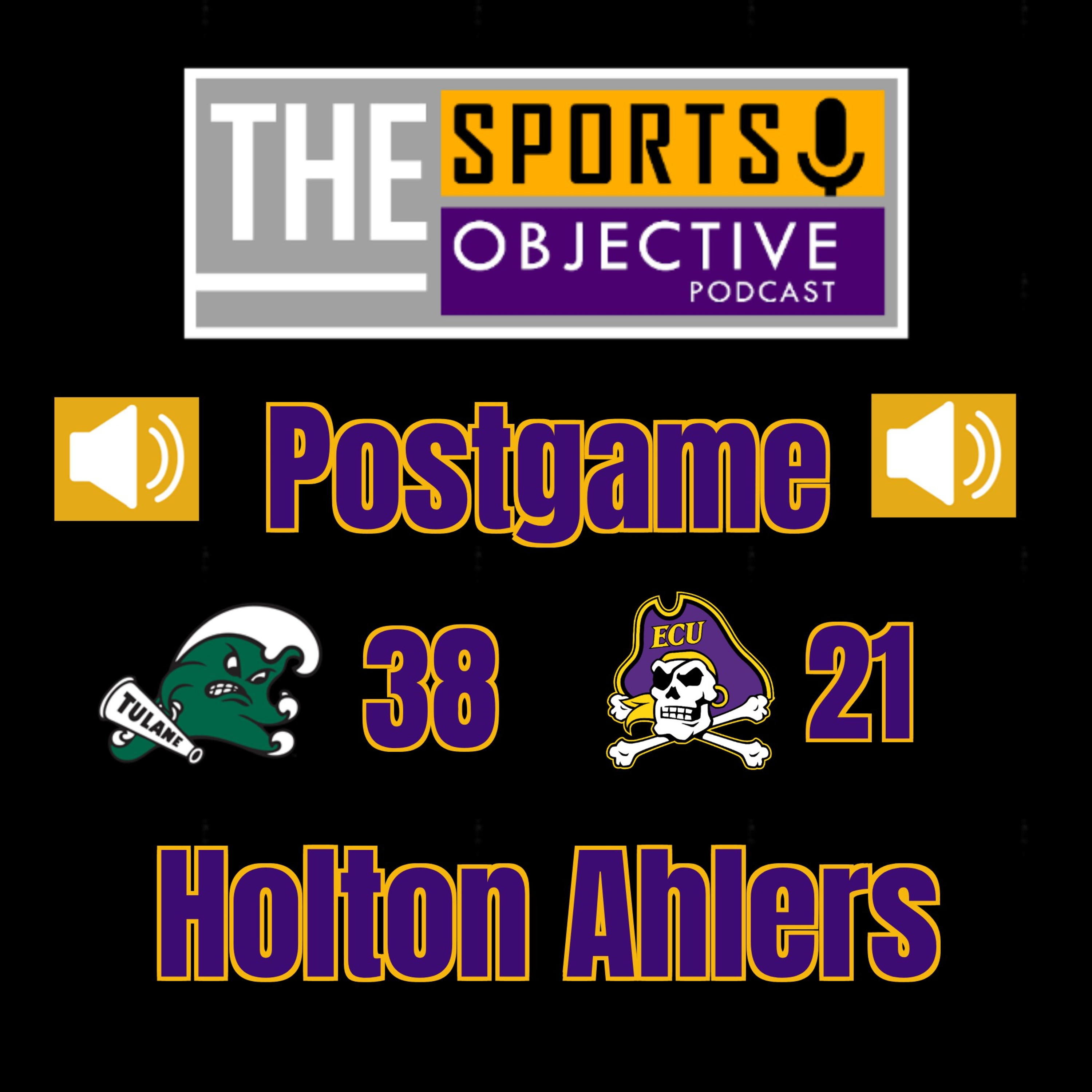 East Carolina-Tulane Postgame: Holton Ahlers  episode artwork