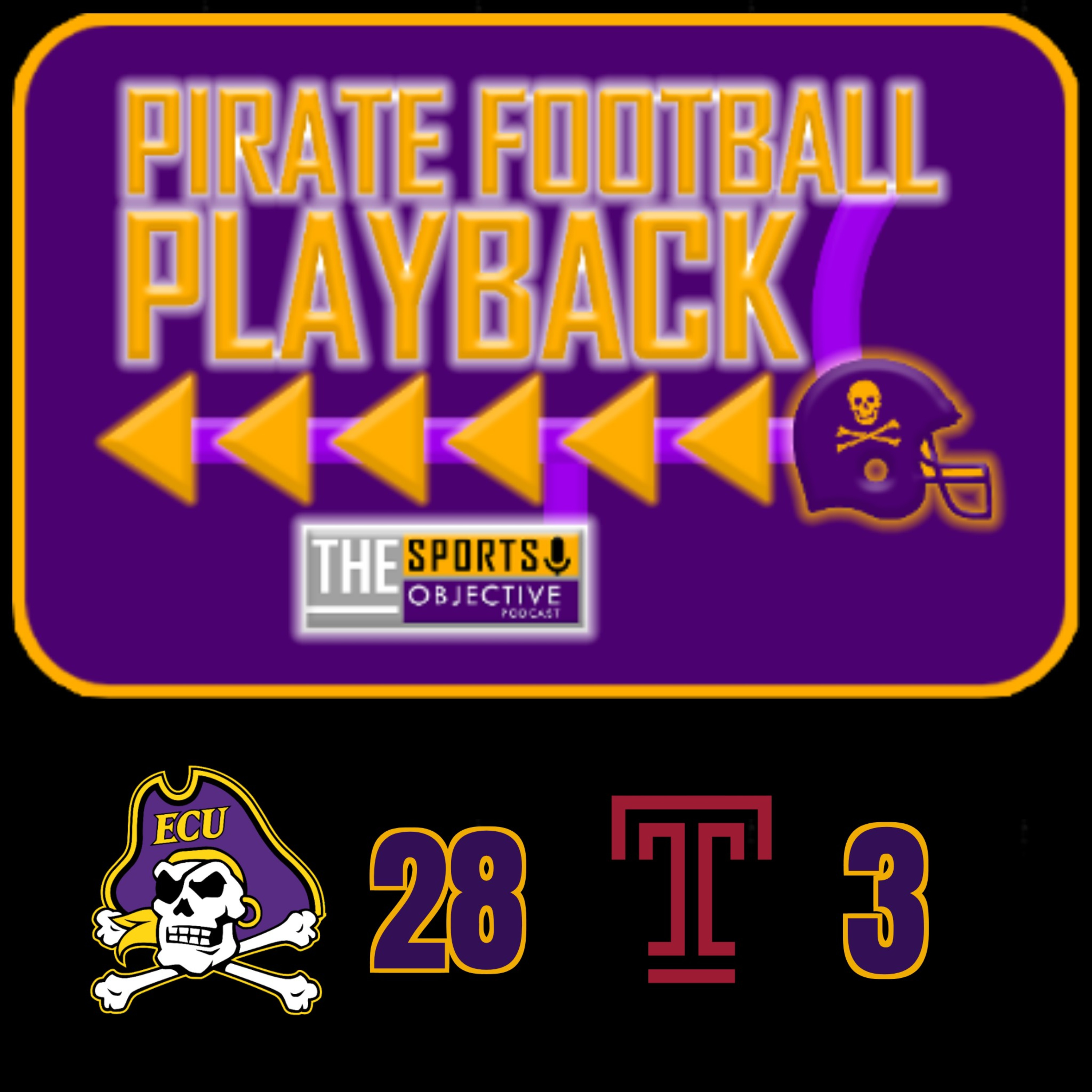 Pirate Football Playback: East Carolina 28 Temple 3 episode artwork