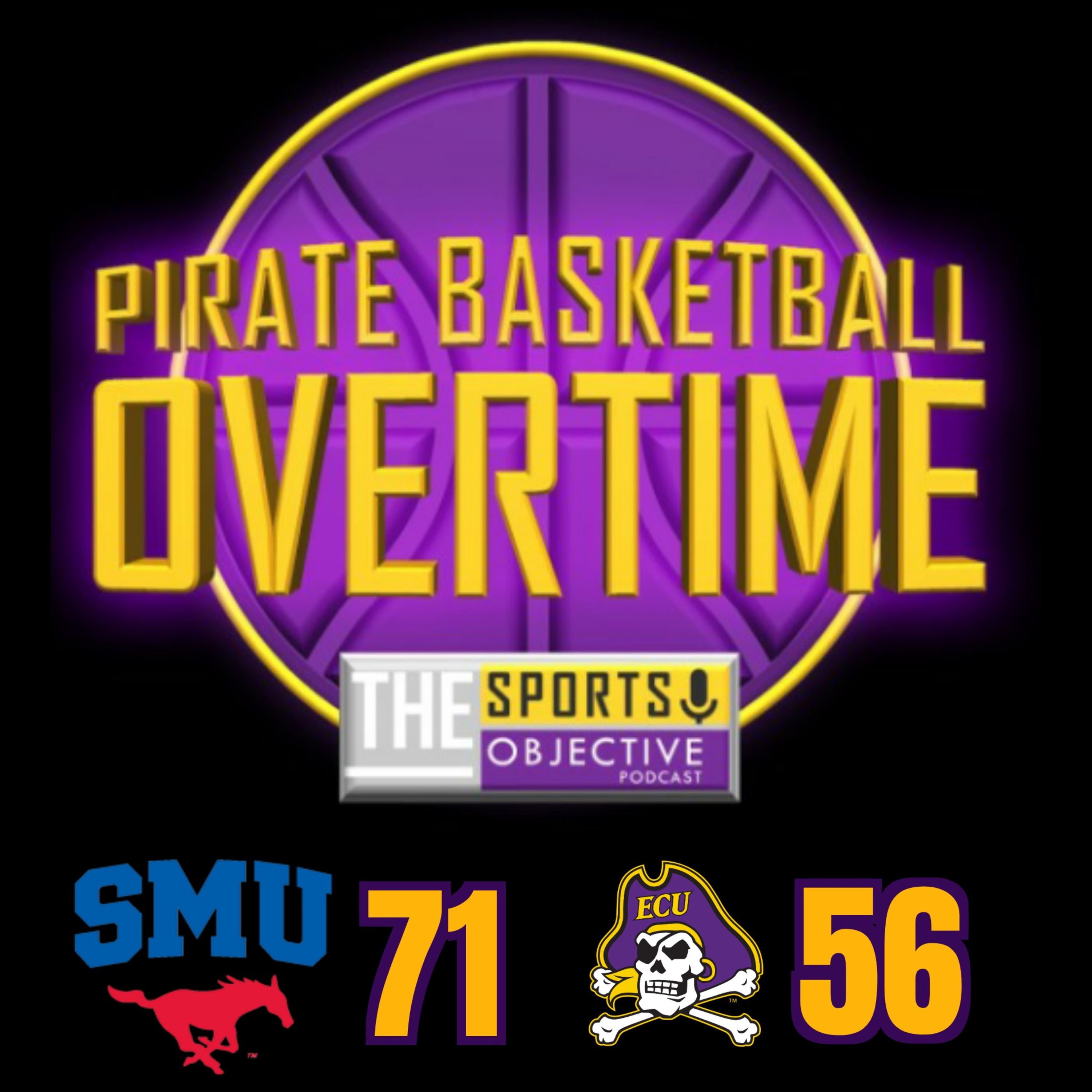 Pirate Basketball Overtime: SMU 71 East Carolina 56 episode artwork