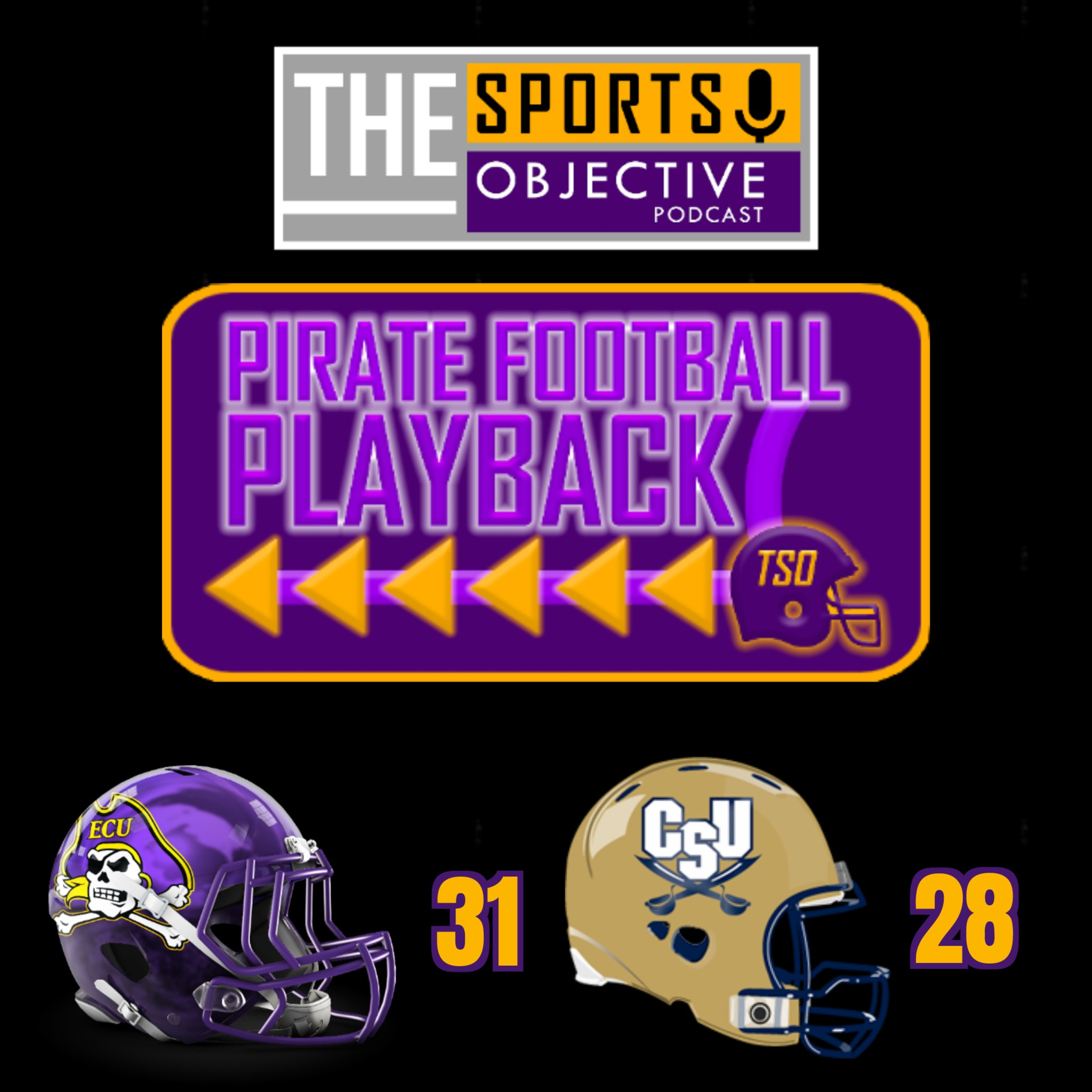 PIRATE FOOTBALL PLAYBACK: EAST CAROLINA 31 CHARLESTON SOUTHERN 28 episode artwork