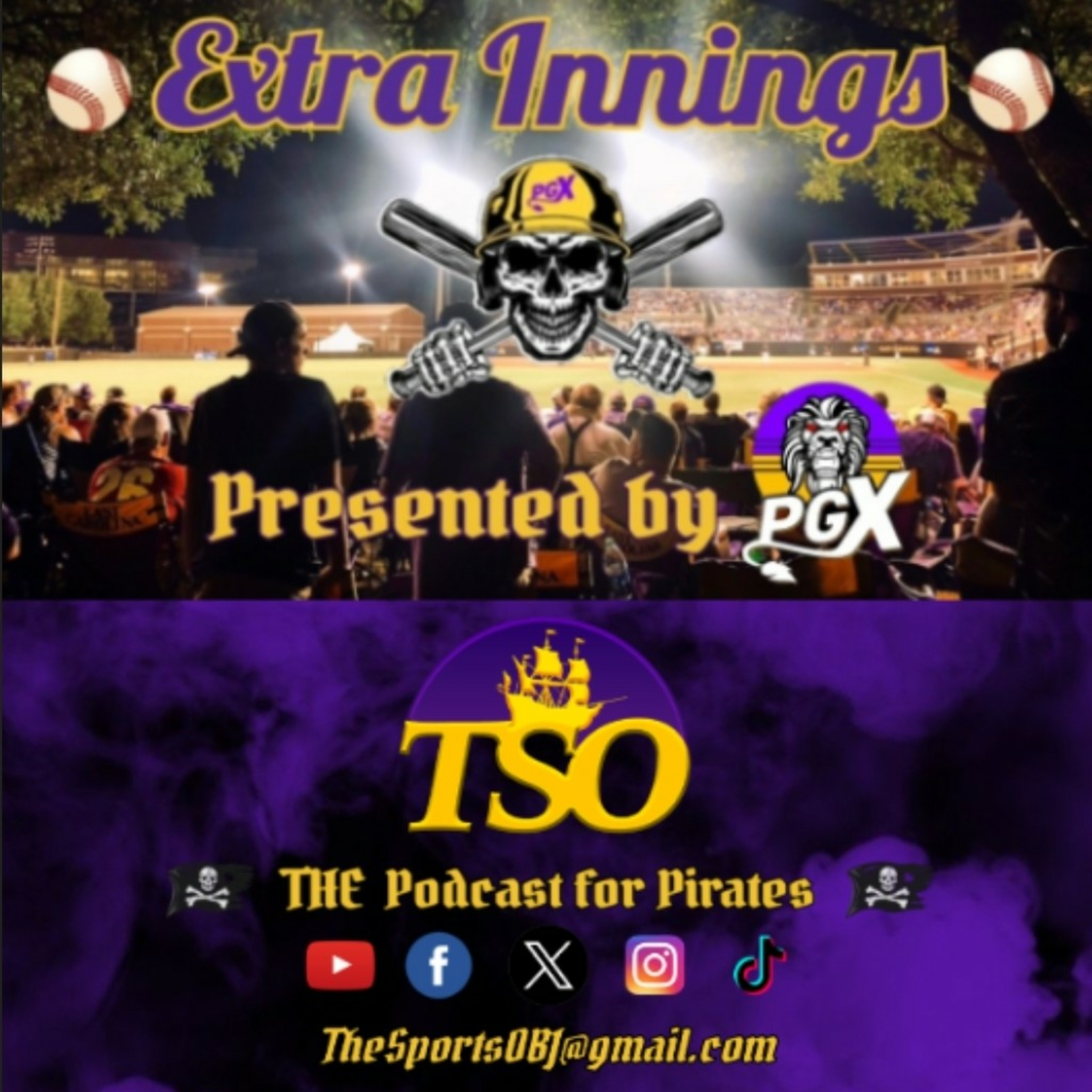 EXTRA INNINGS | PRESENTED BY PGXGLOVES.COM | NO. 11 ECU SWEEPS RIDER | FEATURING MULLY episode artwork