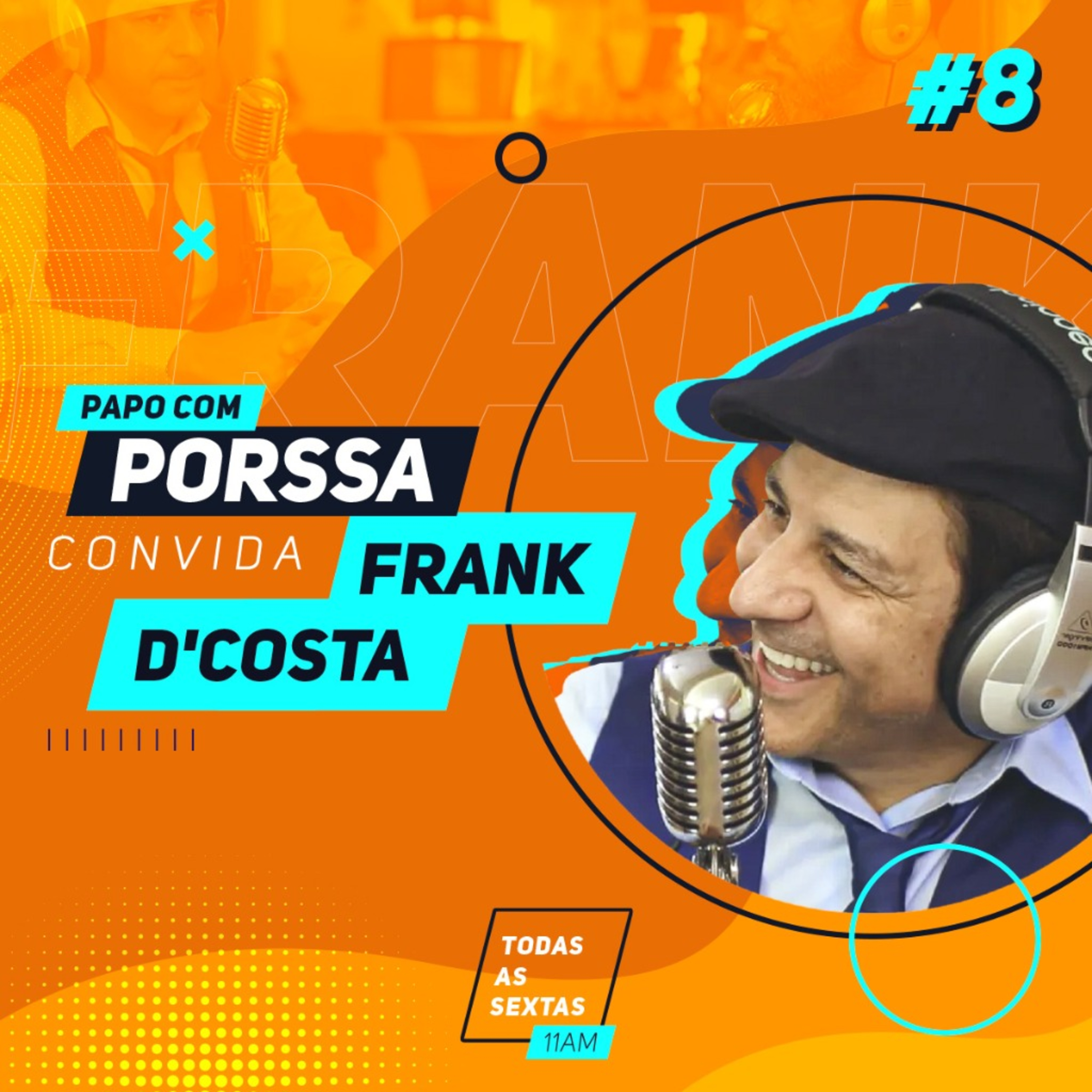 010] PapoComPorssa #008 - Frank D'Costa episode artwork