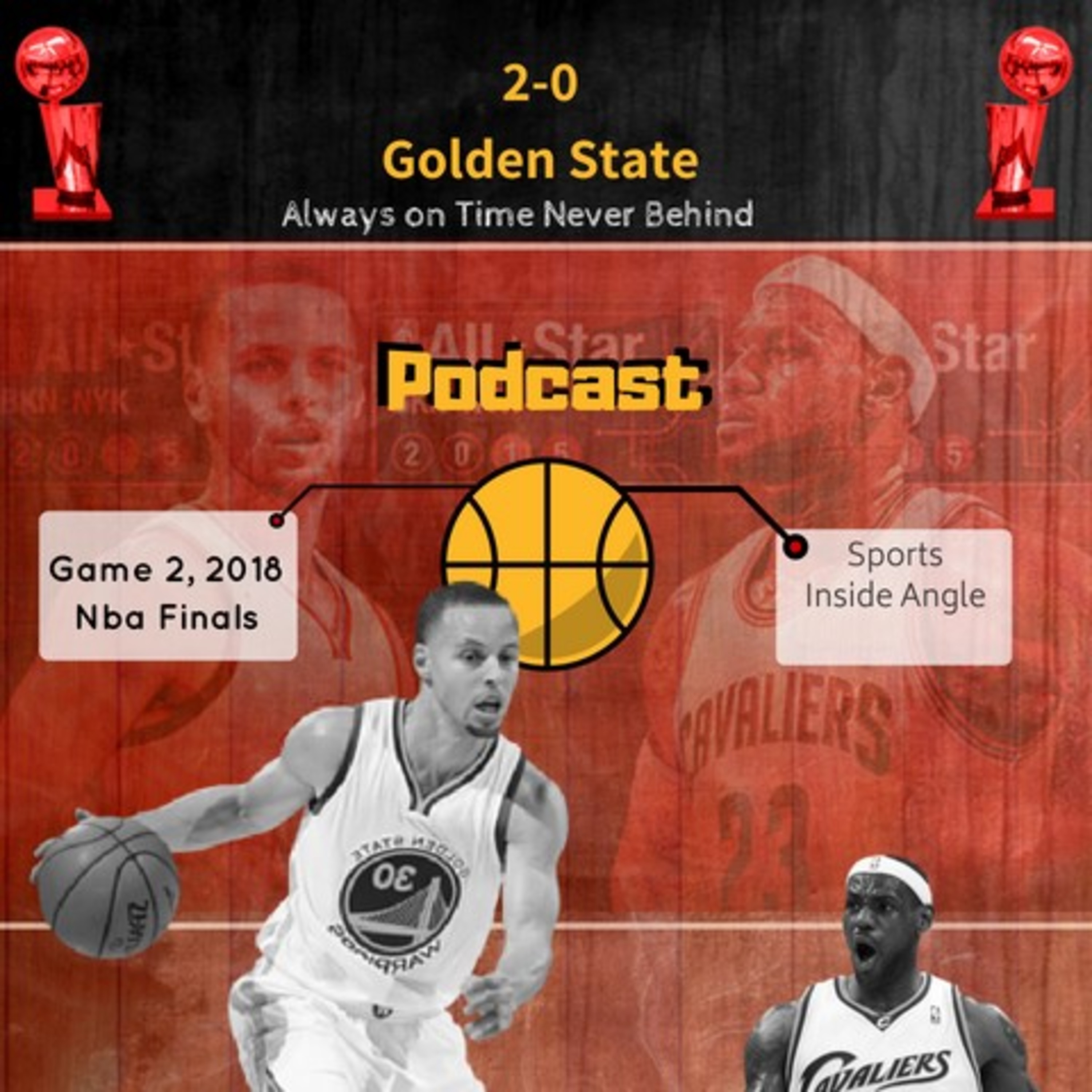 🏀Game 2 🥊Round 2 Warriors vs. Cavs Knocked Down  episode artwork