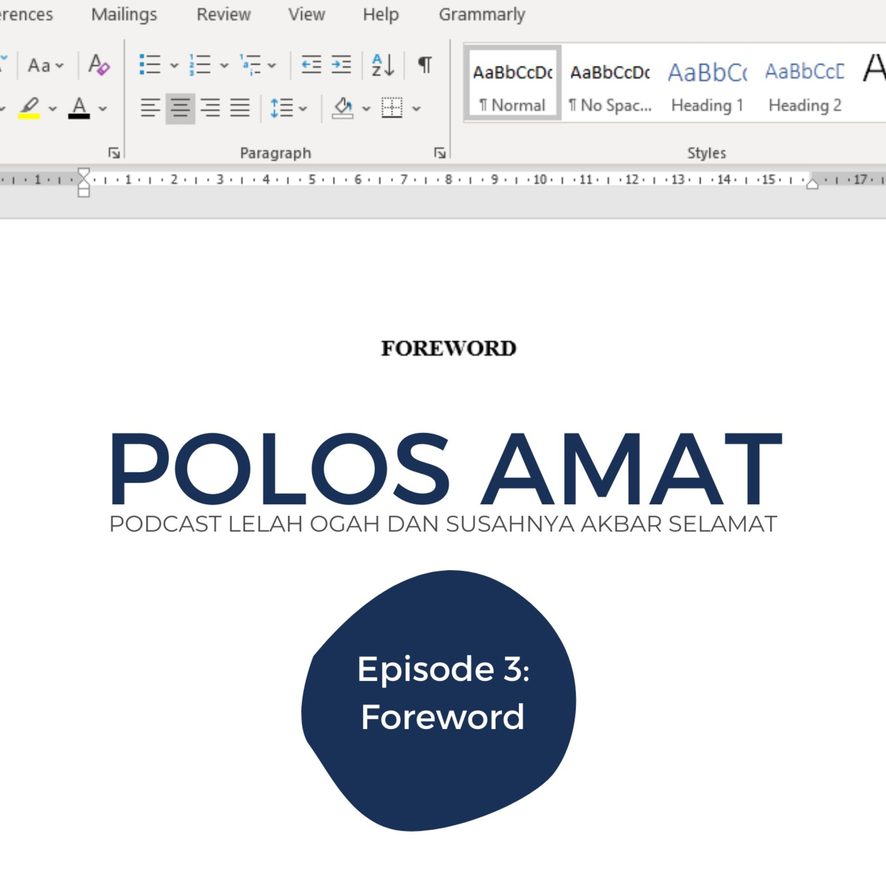 Polos Amat #3: Foreword episode artwork