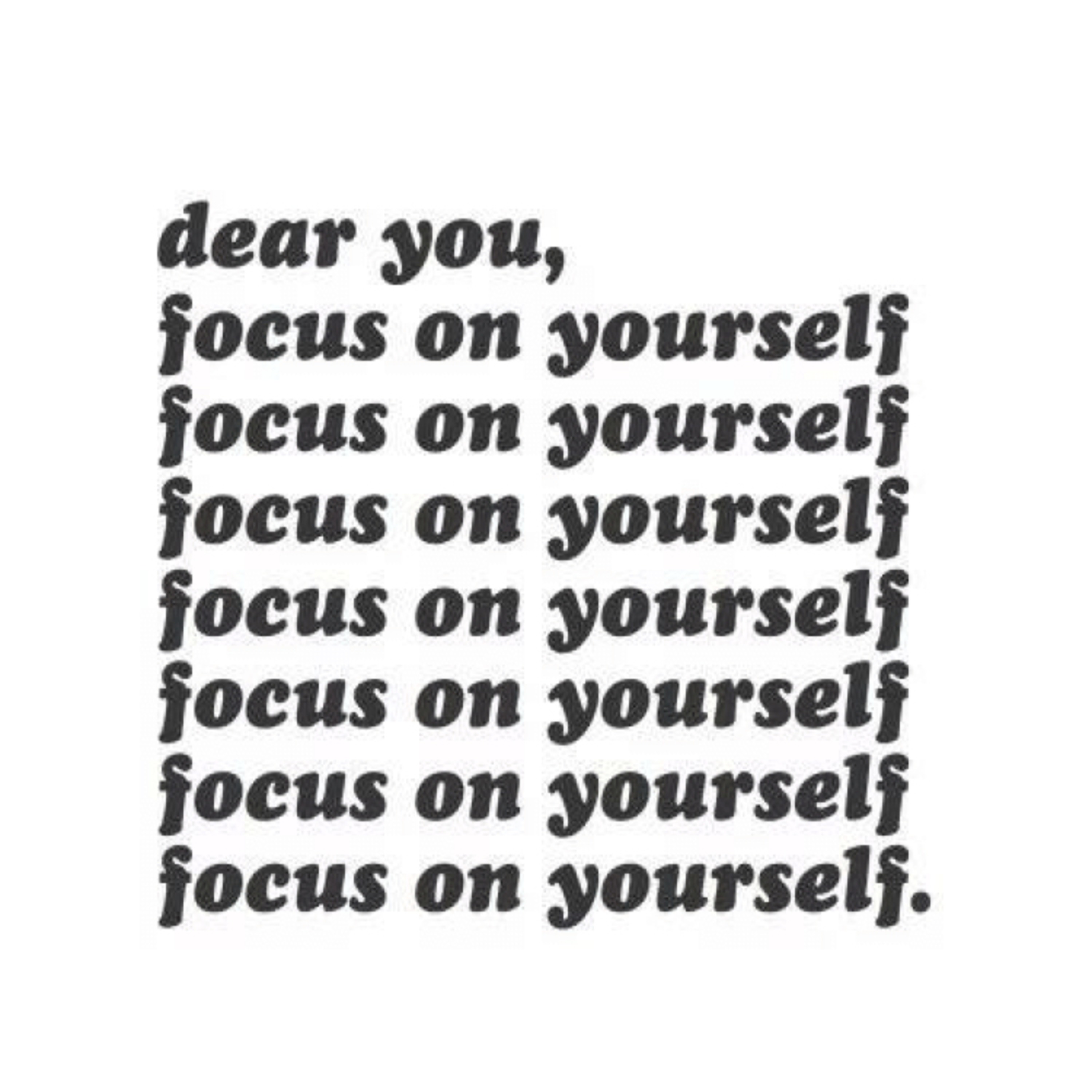 Focus on yourself  episode artwork
